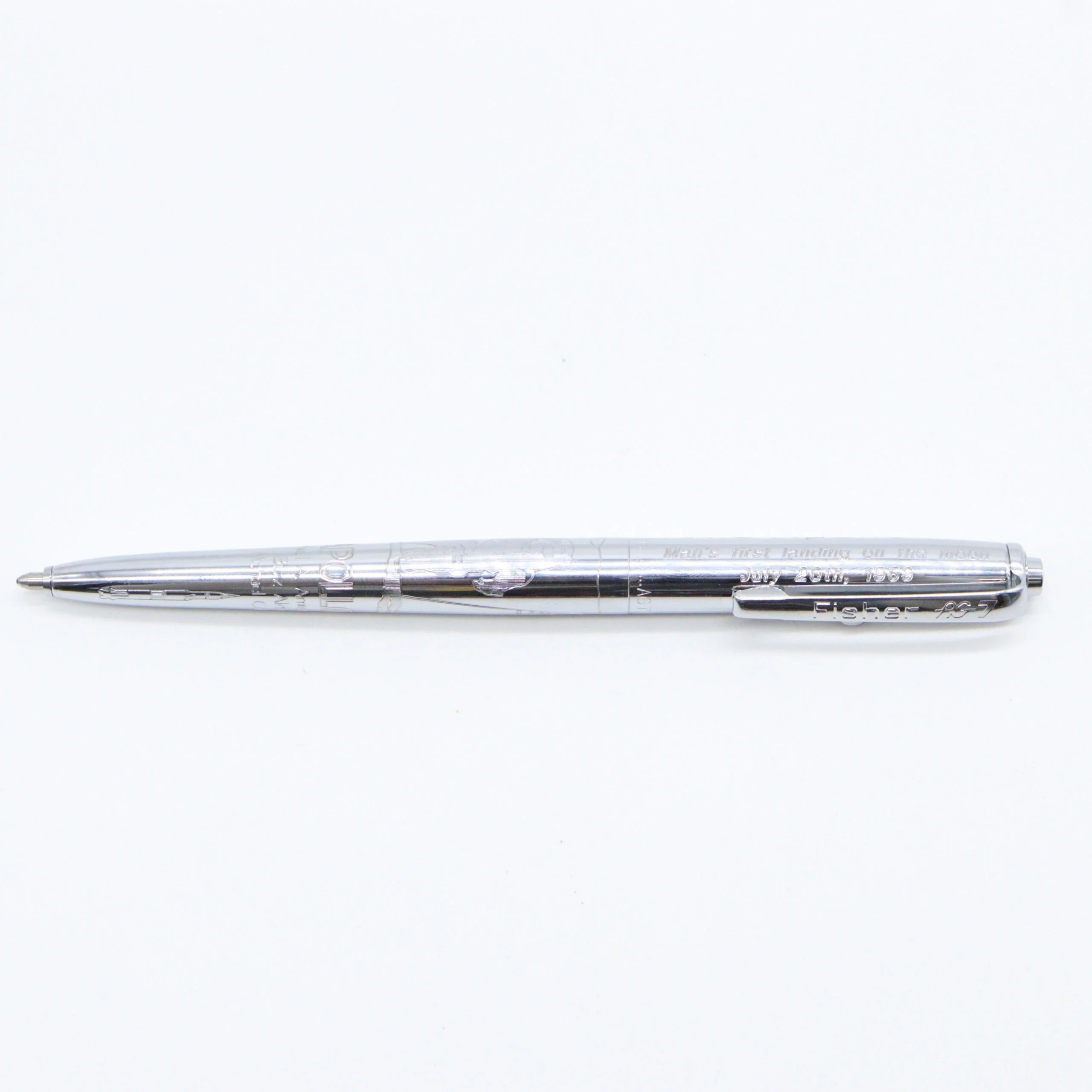 Fisher Space Pen – AG7 Anti Gravity Space Pen “The Pen That Went To The Moon” – Silver Chrome with Apollo 11 Engraving - Image 5