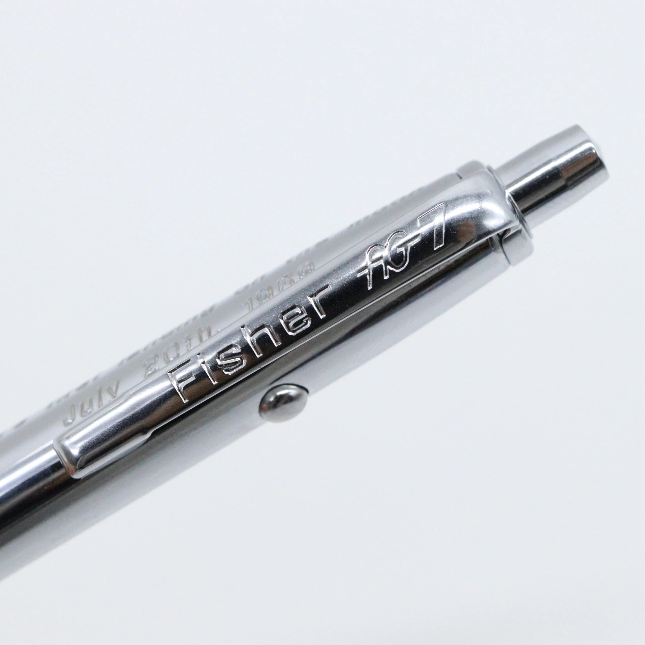 Fisher Space Pen – AG7 Anti Gravity Space Pen “The Pen That Went To The Moon” – Silver Chrome with Apollo 11 Engraving - Image 6