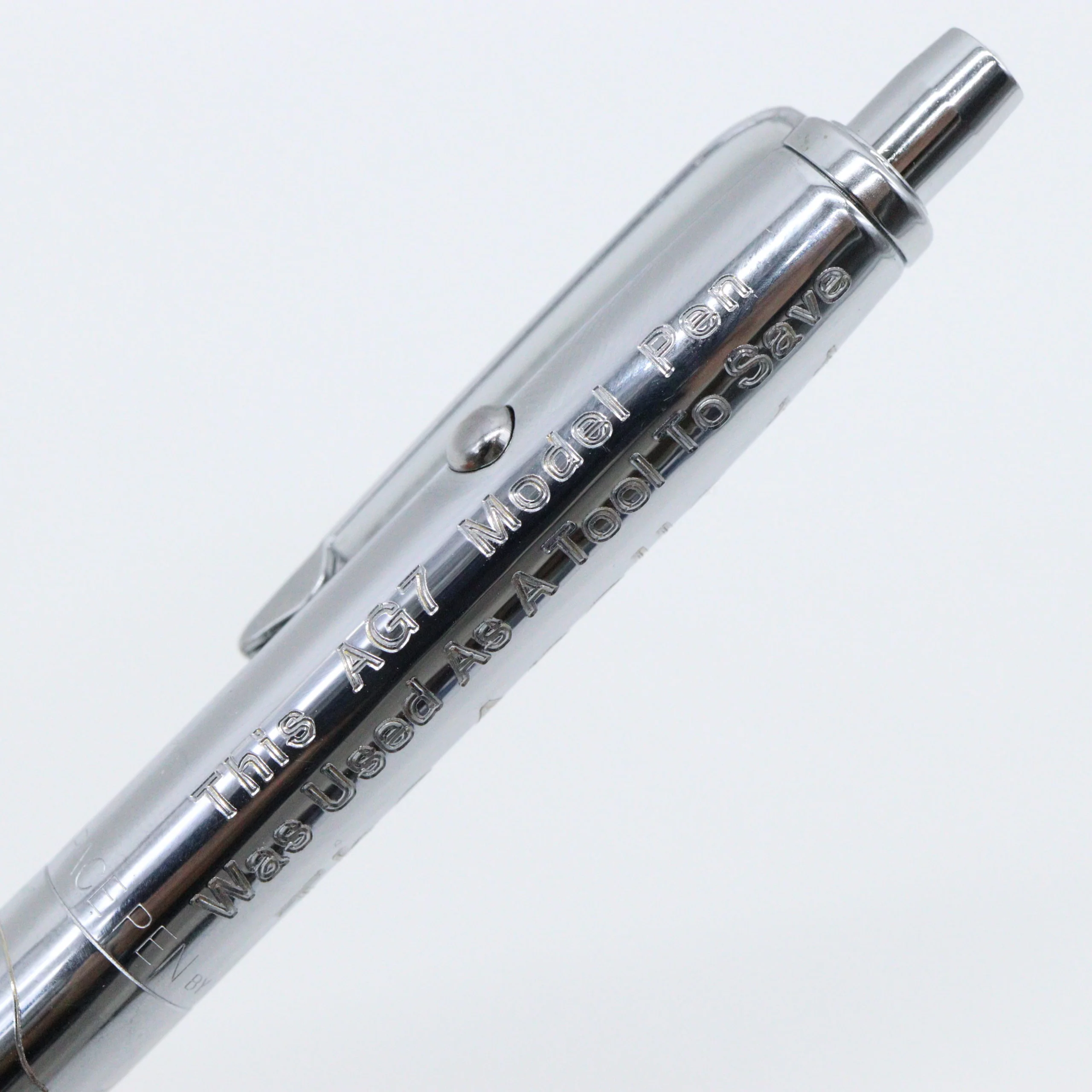 Fisher Space Pen – AG7 Anti Gravity Space Pen “The Pen That Went To The Moon” – Silver Chrome with Apollo 11 Engraving - Image 7