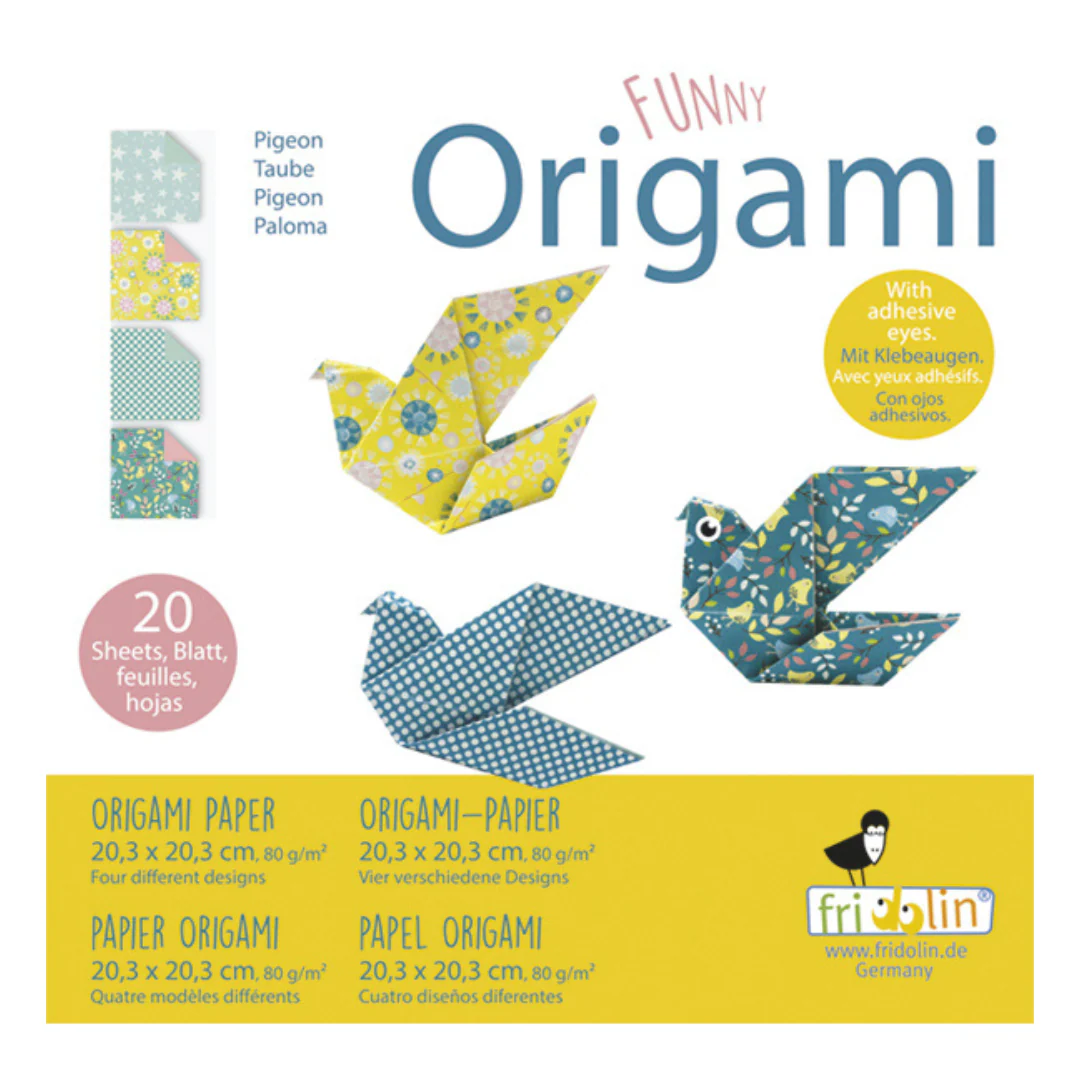 FRIDOLIN - Origami Paper - 20x20cm - Pigeons
