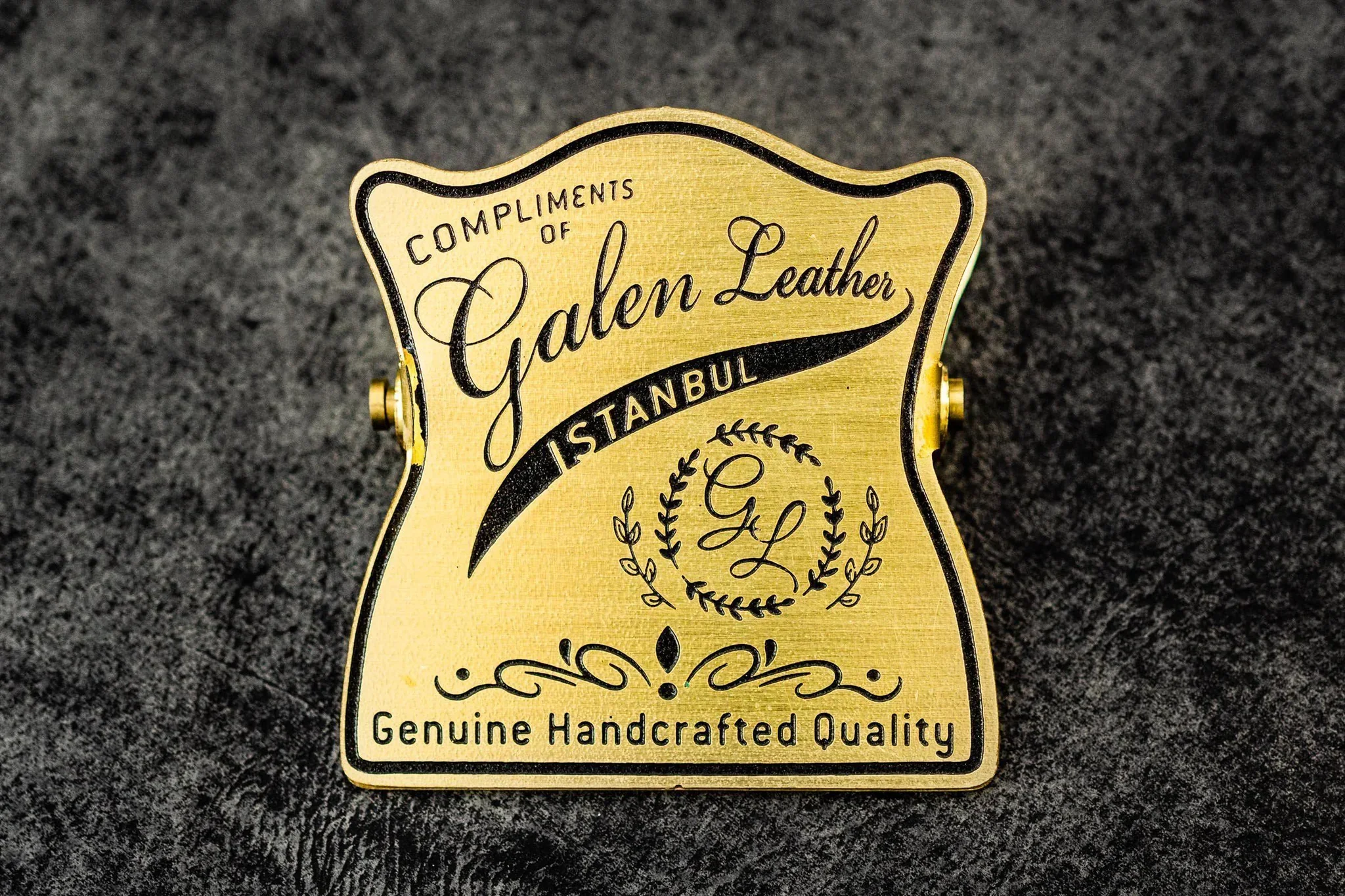Galen Leather - Brass Binder Clip - Image 3