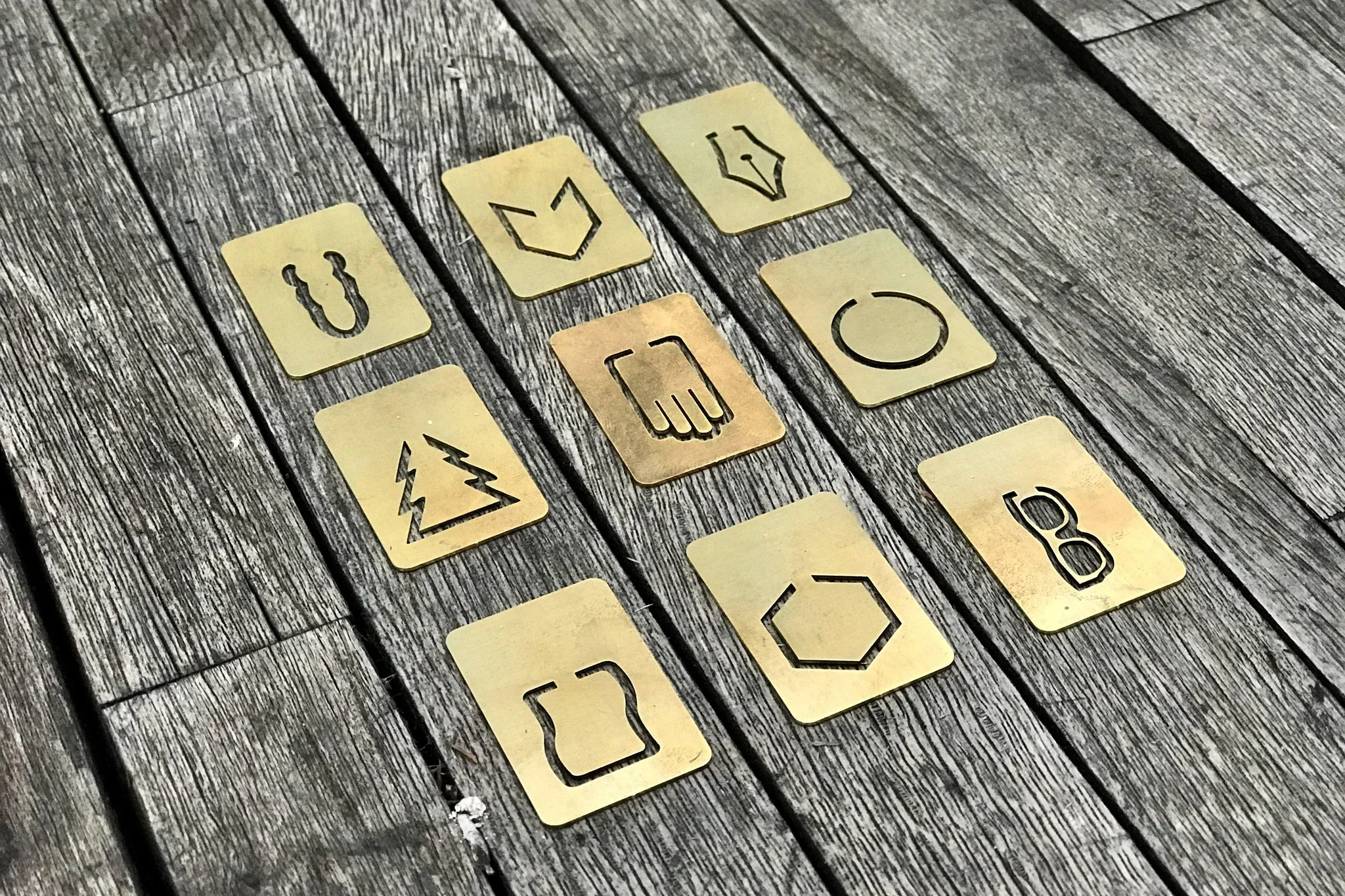 Galen Leather - Brass Paper Clip Set - Image 5