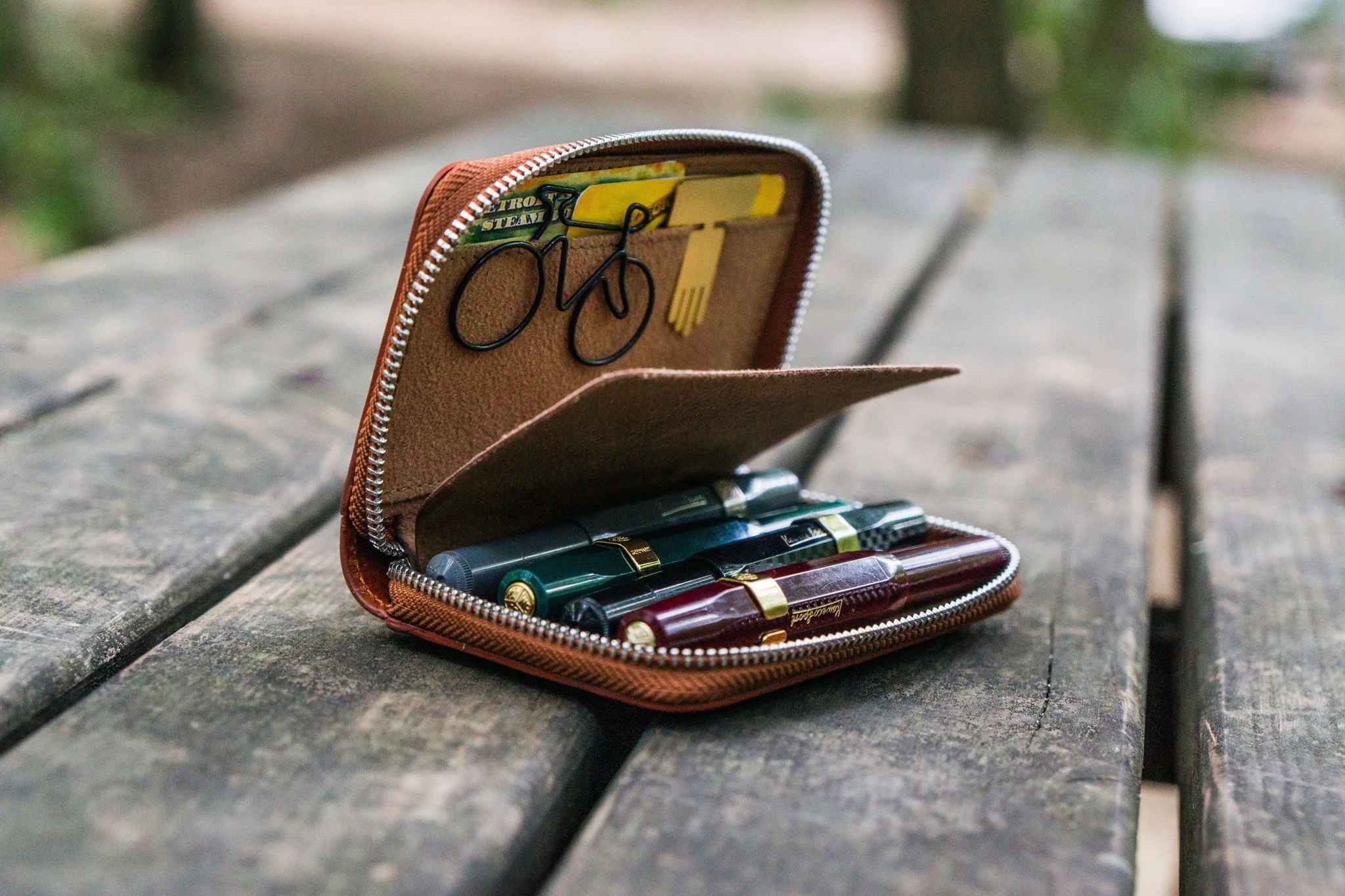 Galen Leather - EDC Wallet - Brown - Image 2