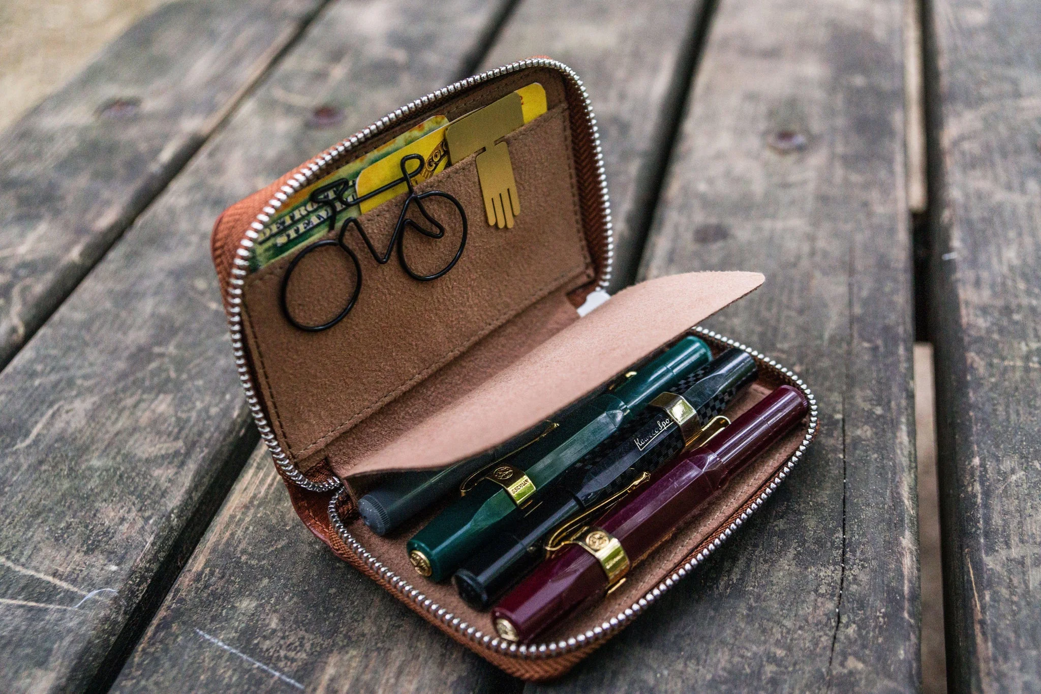 Galen Leather - EDC Wallet - Brown - Image 3