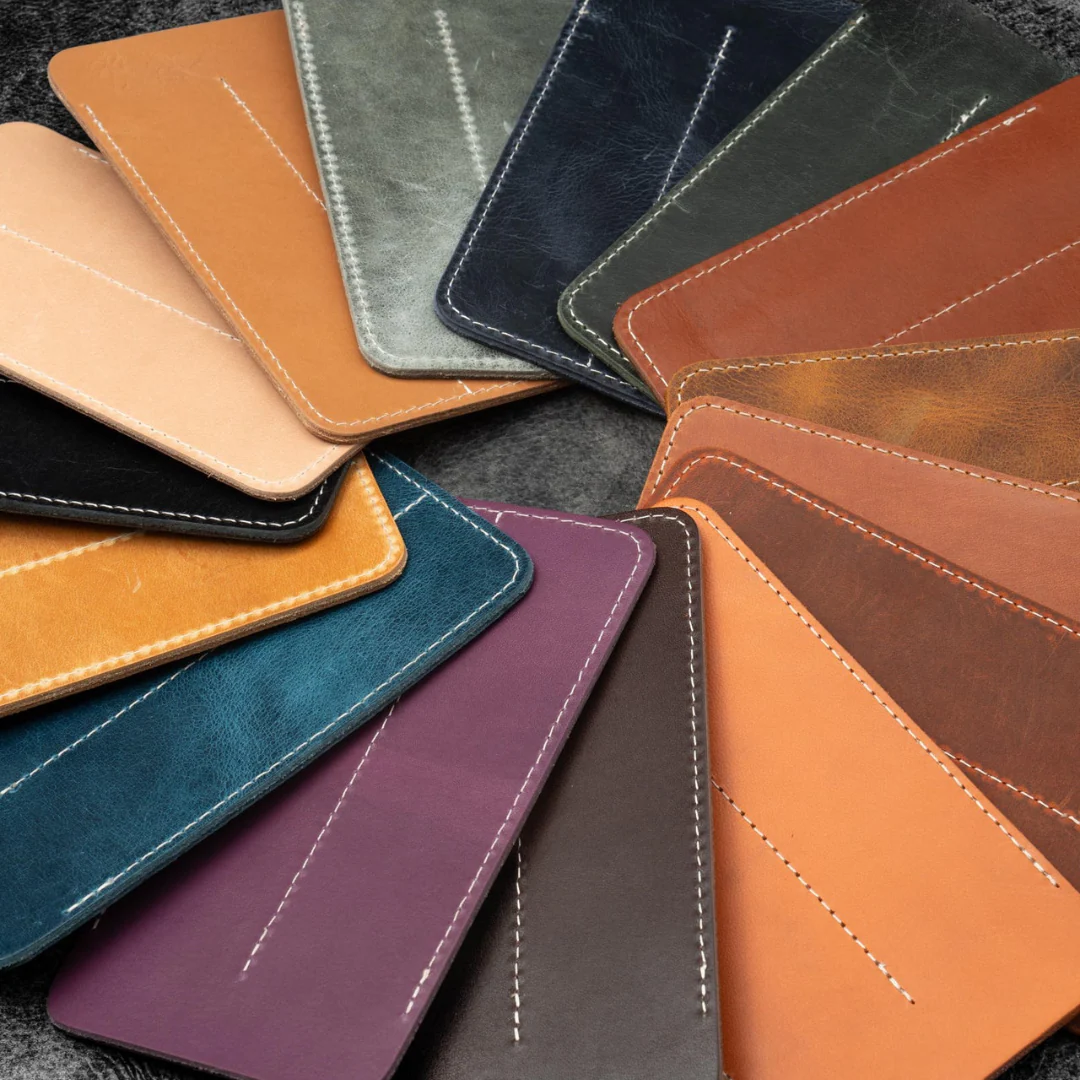 Galen Leather - Leather Double Fountain Pen Pouch - Assorted Colors