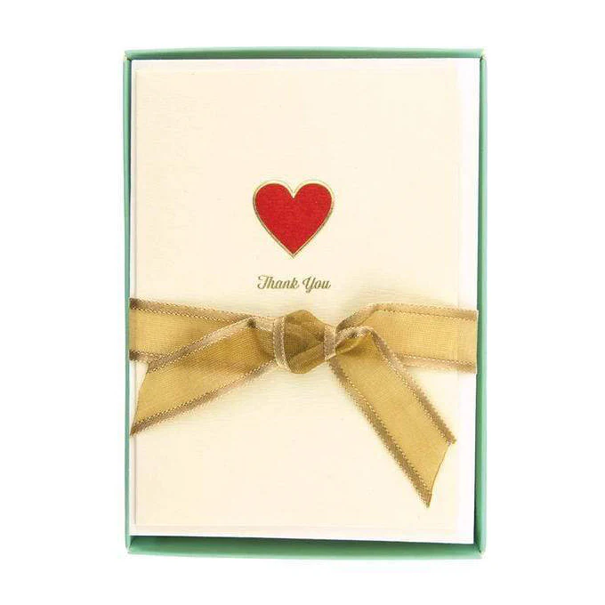 GRAPHIQUE DE FRANCE - La Petite Press - Red Heart Boxed Card