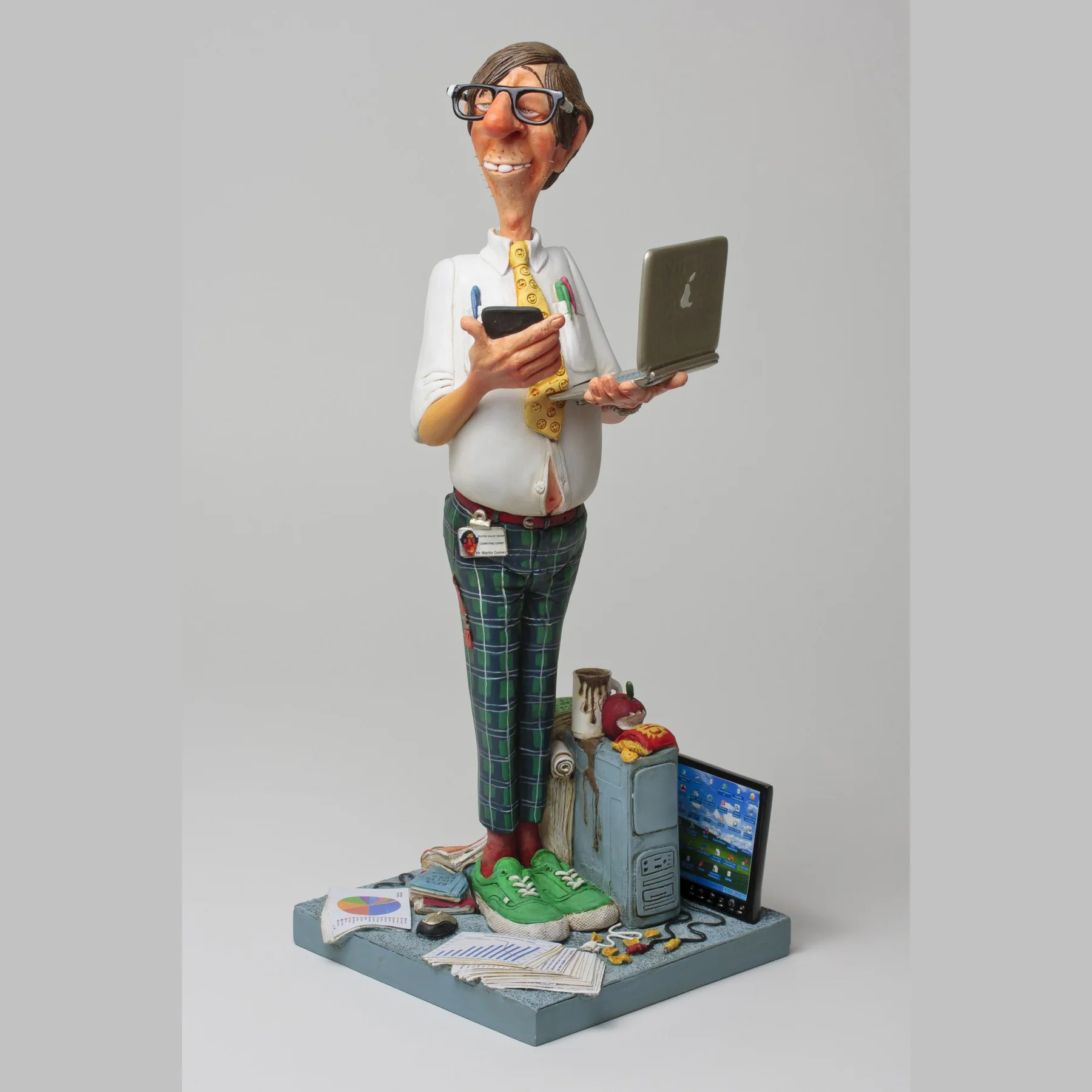 Guillermo Forchino - Comic Art Figurine - "Computer Expert"