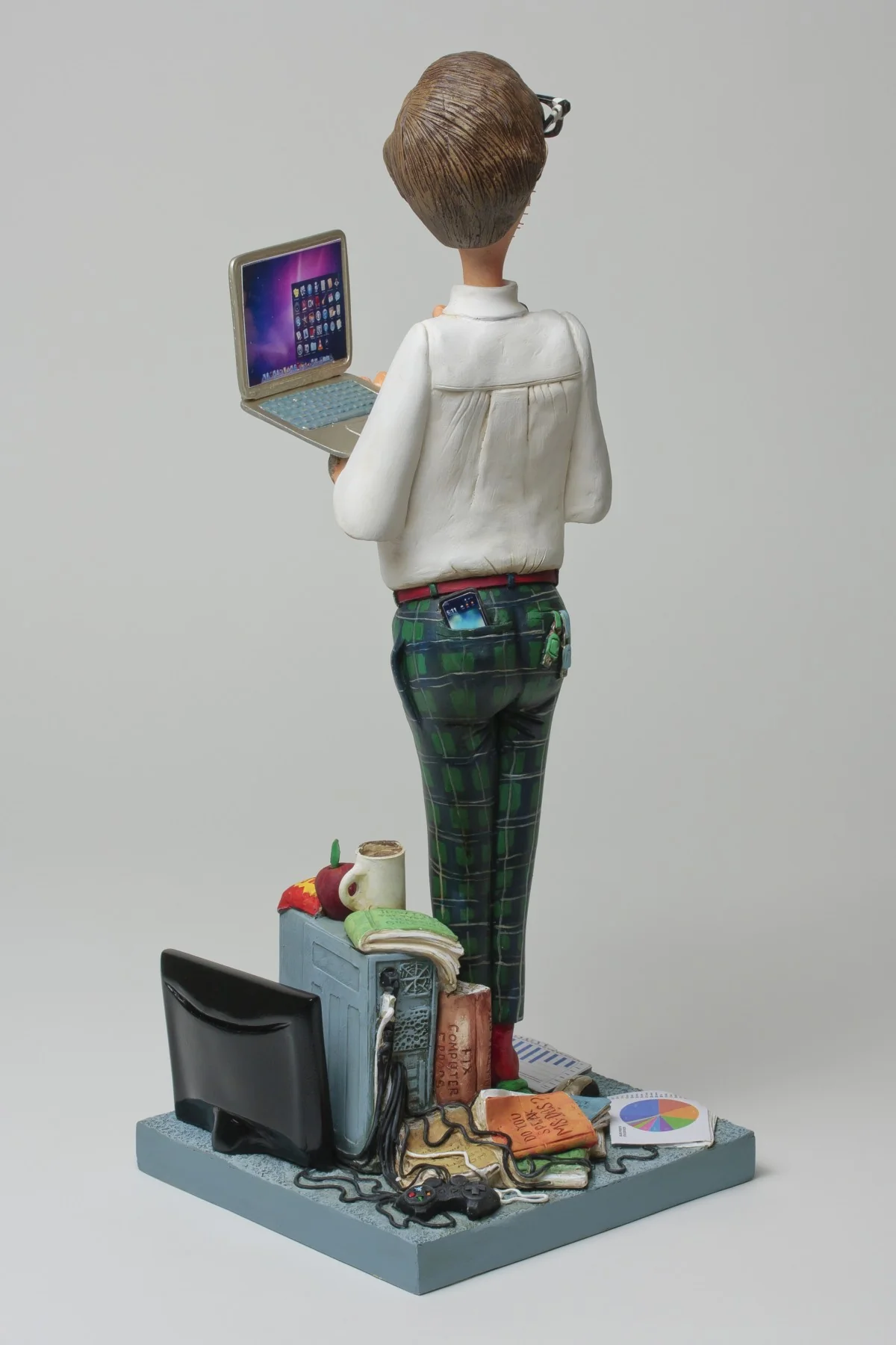 Guillermo Forchino - Comic Art Figurine - "Computer Expert" - Image 4