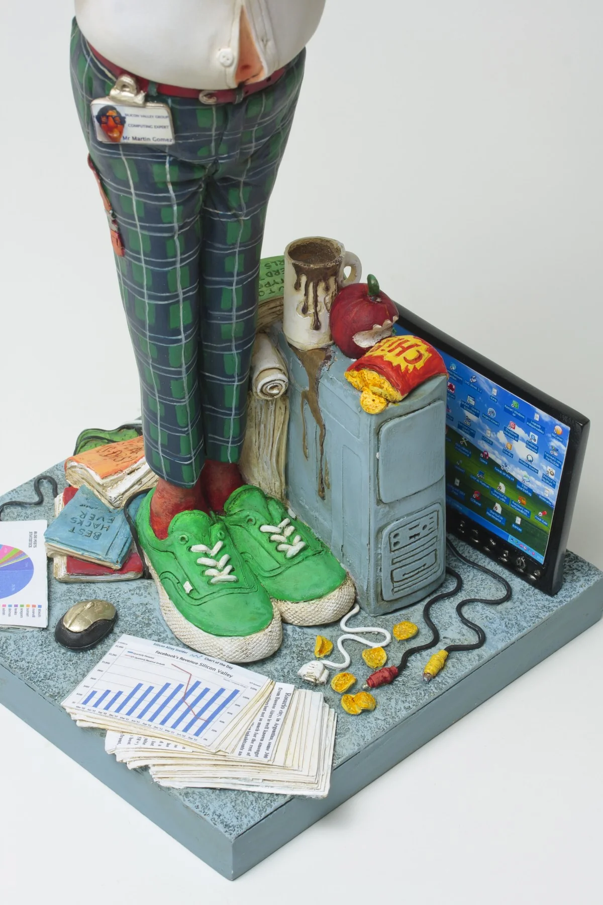 Guillermo Forchino - Comic Art Figurine - "Computer Expert" - Image 6