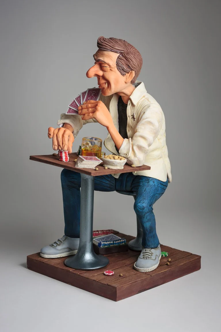 Guillermo Forchino - Comic Art Figurine - "Mr. Poker Face"
