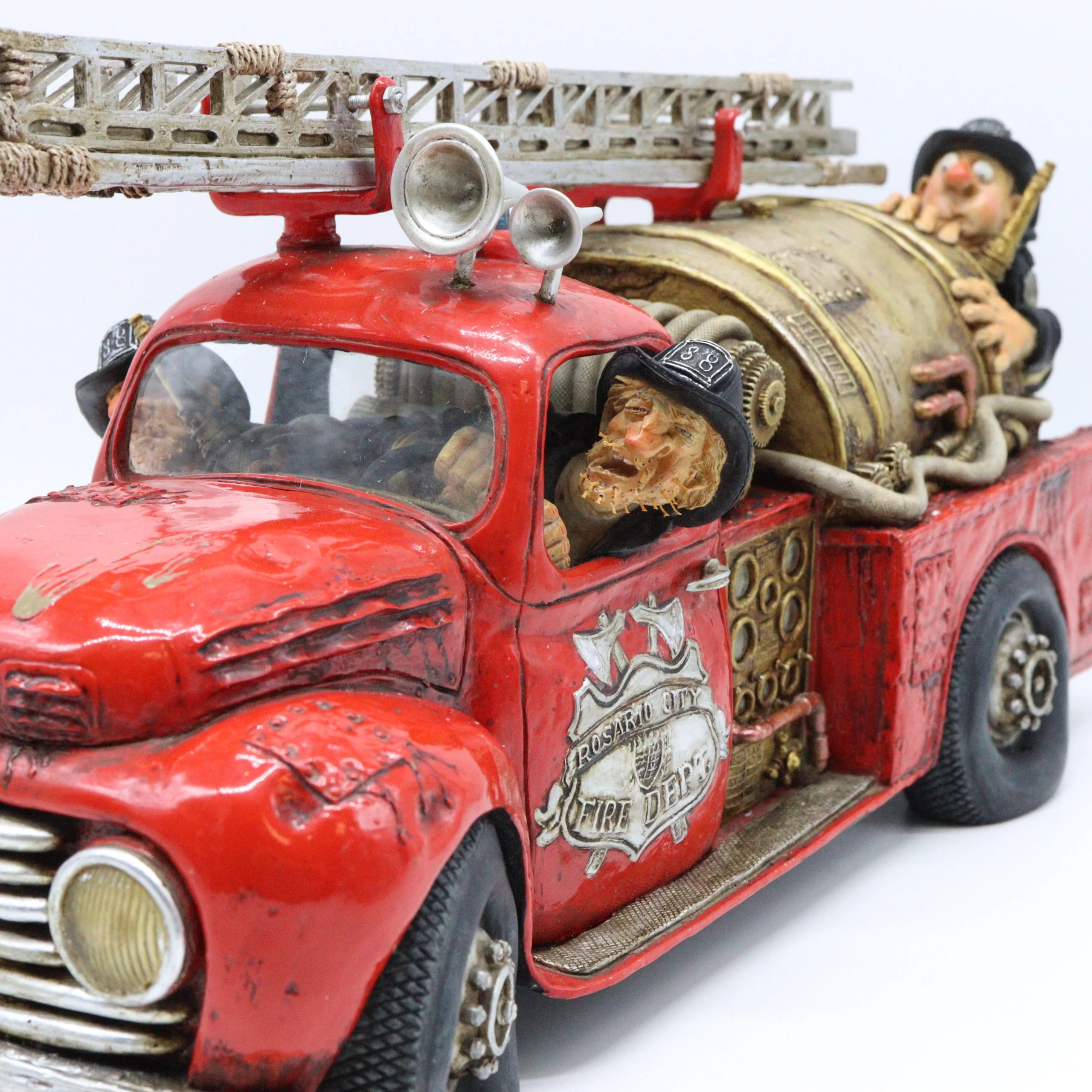 Guillermo Forchino – Comic Art Figurine – “The Fire Engine” - Image 2