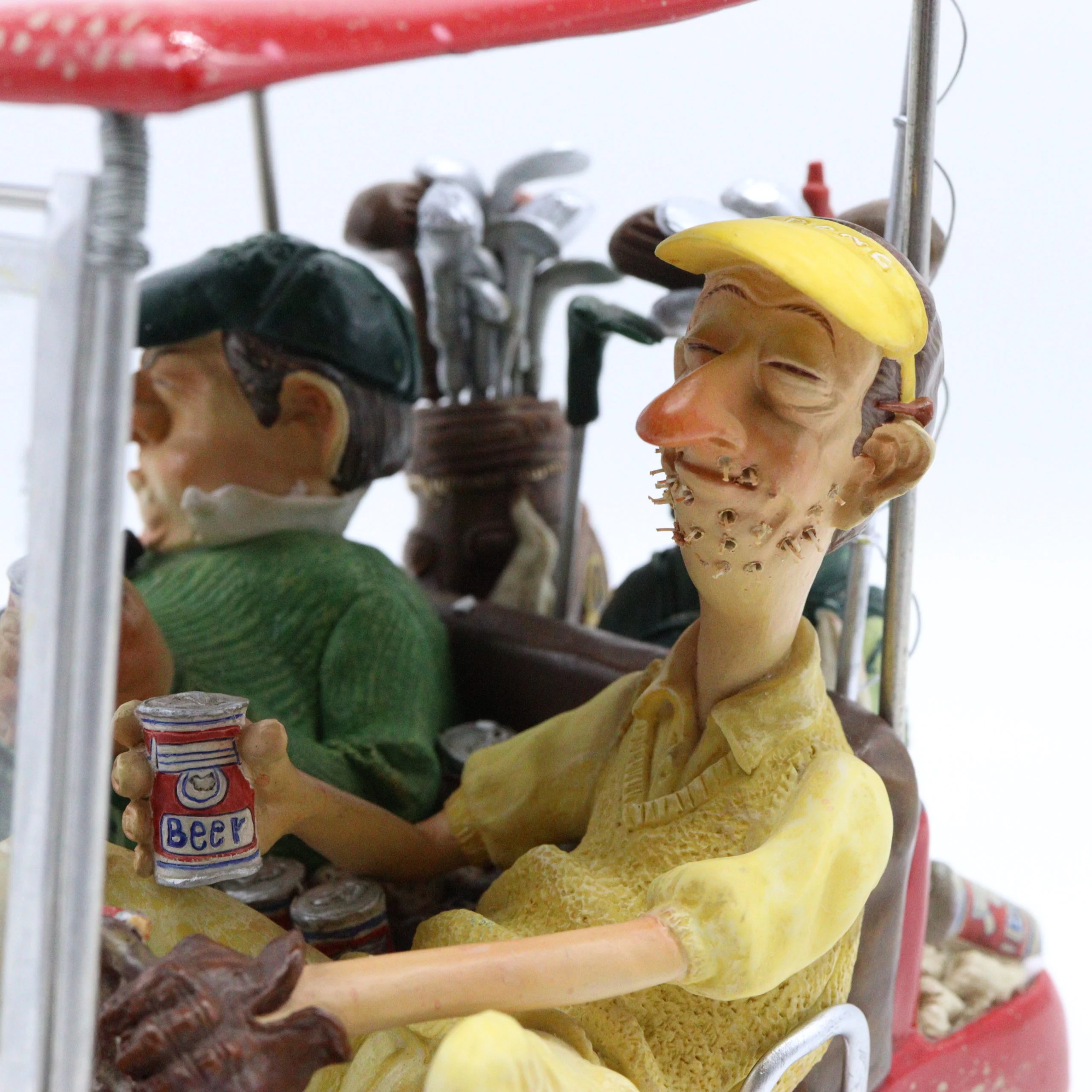Guillermo Forchino – Comic Art Figurine – “The Next Hole" - Red - Image 3