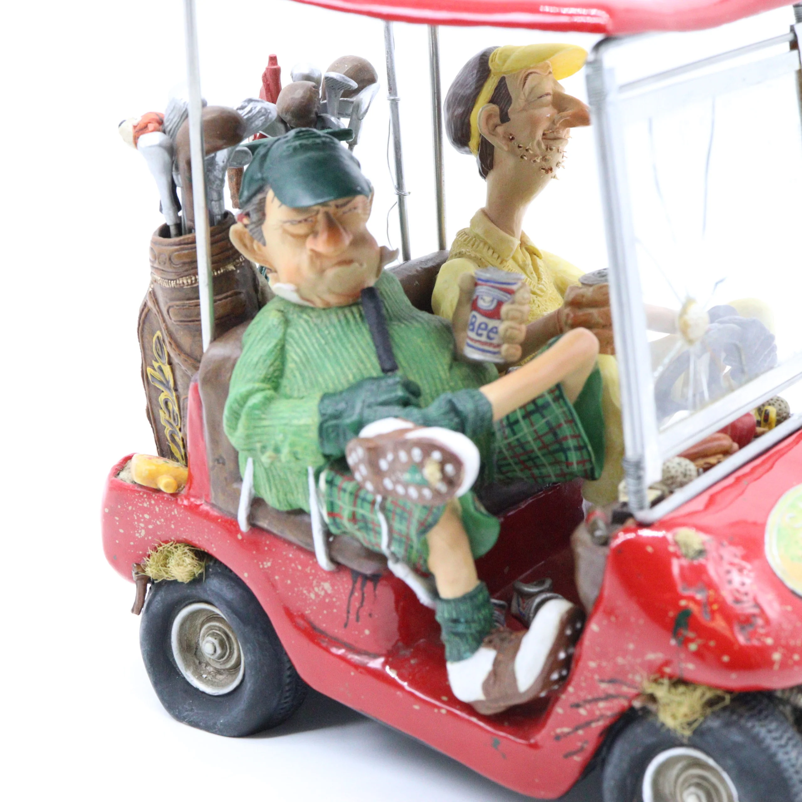 Guillermo Forchino – Comic Art Figurine – “The Next Hole" - Red - Image 9
