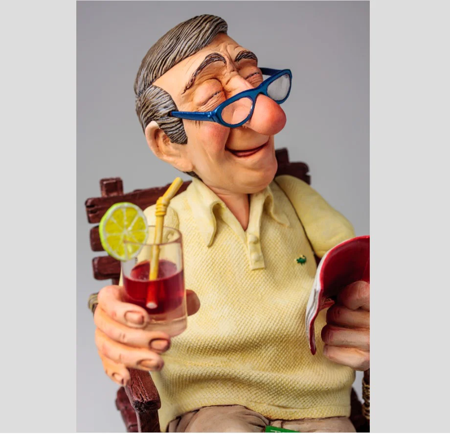 Guillermo Forchino – Comic Art Figurine – “The Retiree” - Image 2
