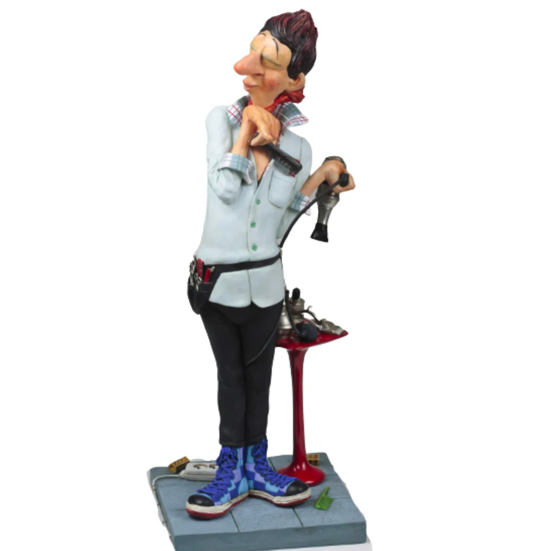 Guillermo Forchino – Large Comic Art Figurine – “The Hairdresser”