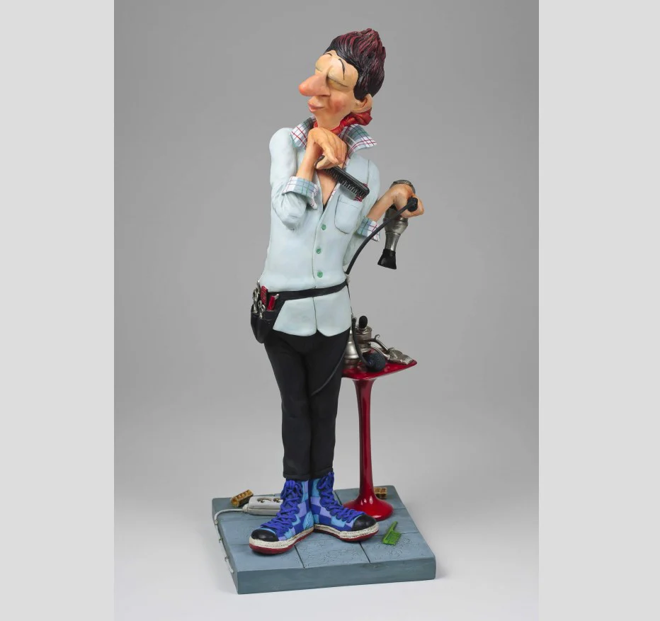 Guillermo Forchino – Large Comic Art Figurine – “The Hairdresser” - Image 3