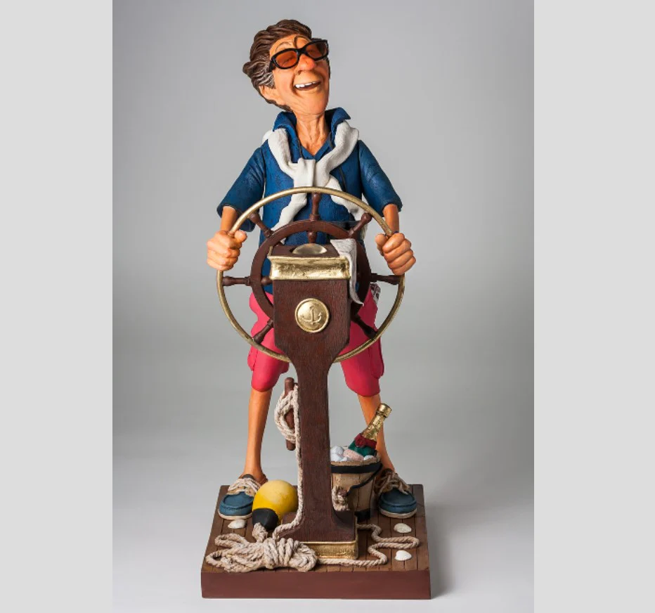 Guillermo Forchino – Large Comic Art Figurine – “The Weekend Captain” - Image 3