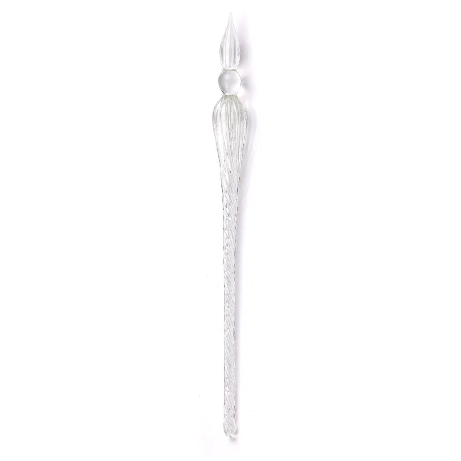 HERBIN - Round Glass Dip Pen - Clear