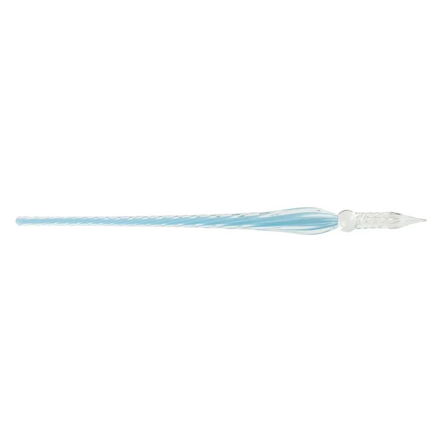 Herbin - Twisted Glass Dip Pen - Azure Blue