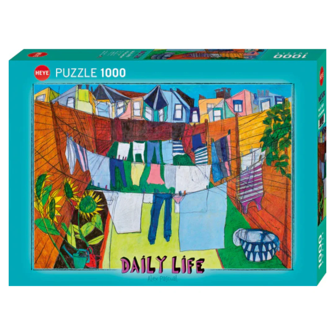 Heye - 1000 Piece Puzzle - Alex Pascual - In The Courtyard