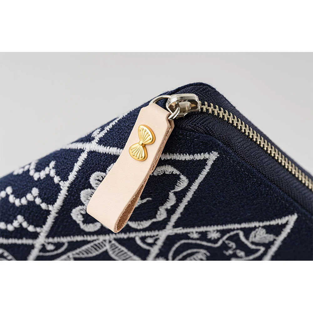 Hobonichi Techo 2024 - A6 Cover Only -  皆川明 mina perhonen: symphony (Navy) - Image 6