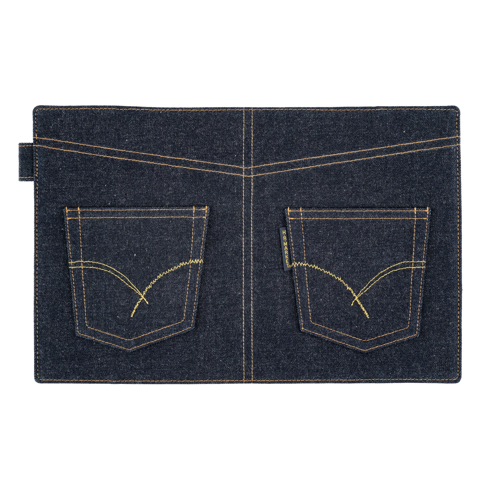 Hobonichi Techo 2025 - 5-Year Techo - A5 Cover Only - Hollywood Ranch Market: Indigo Jeans Pocket - Image 4