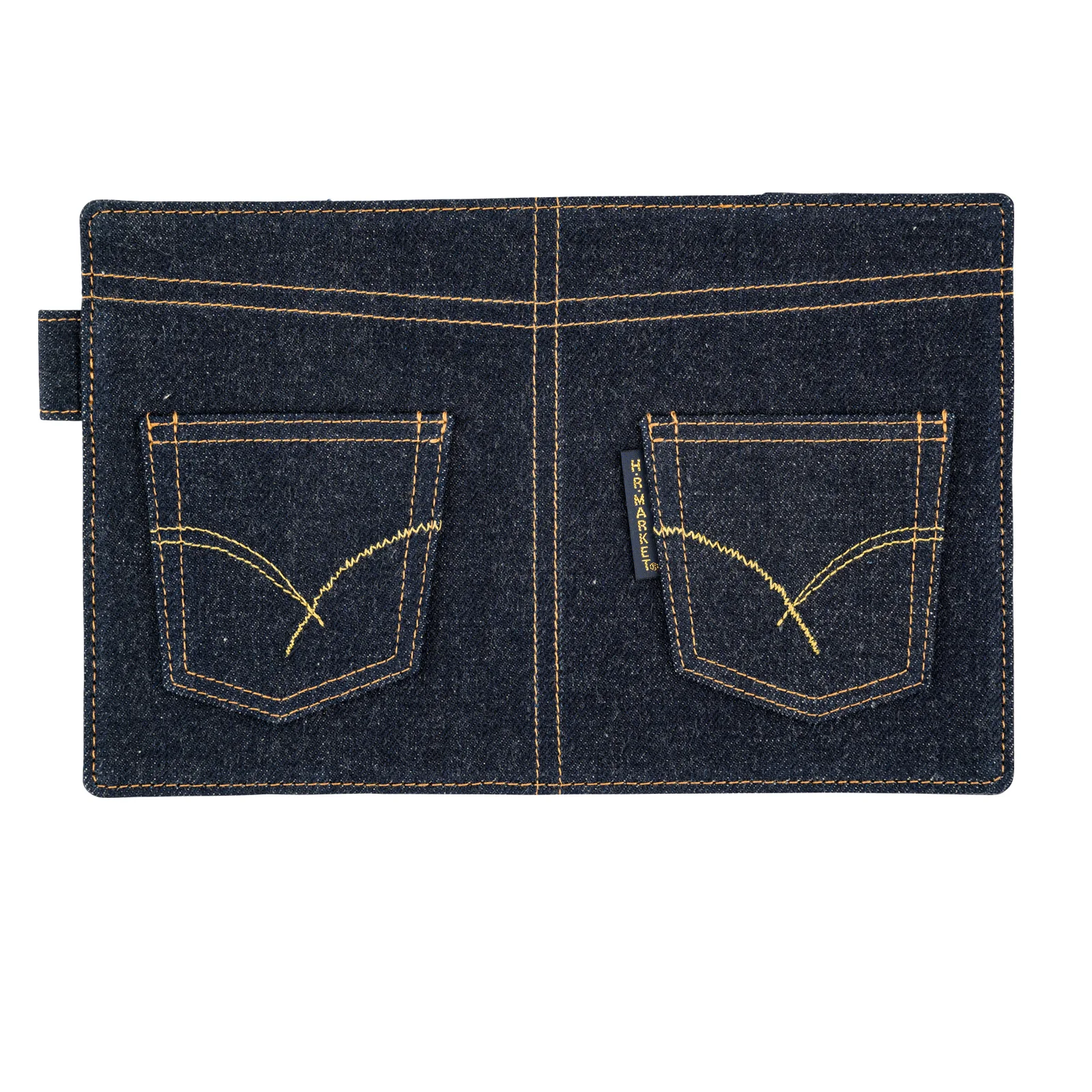 Hobonichi Techo 2025 - 5-Year Techo - A6 Cover Only - Hollywood Ranch Market: Indigo Jeans Pocket - Image 4