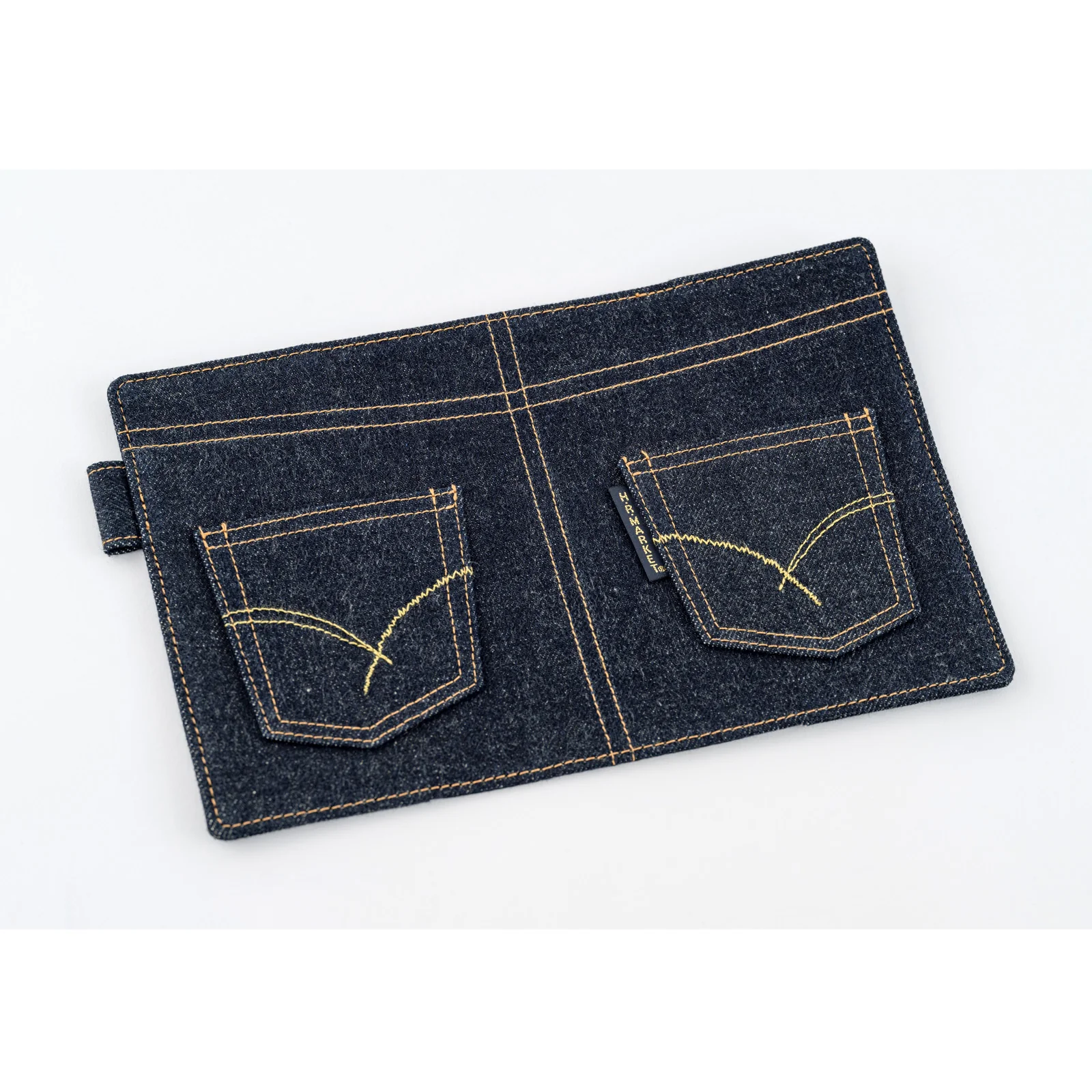 Hobonichi Techo 2025 - 5-Year Techo - A6 Cover Only - Hollywood Ranch Market: Indigo Jeans Pocket - Image 8