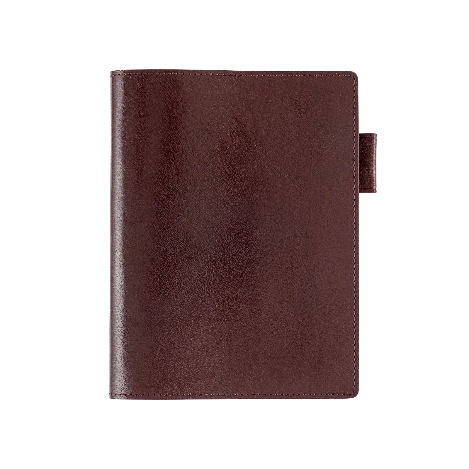 Hobonichi Techo 2025 - 5-Year Techo - A6 Cover Only - Leather: Dark Cherry