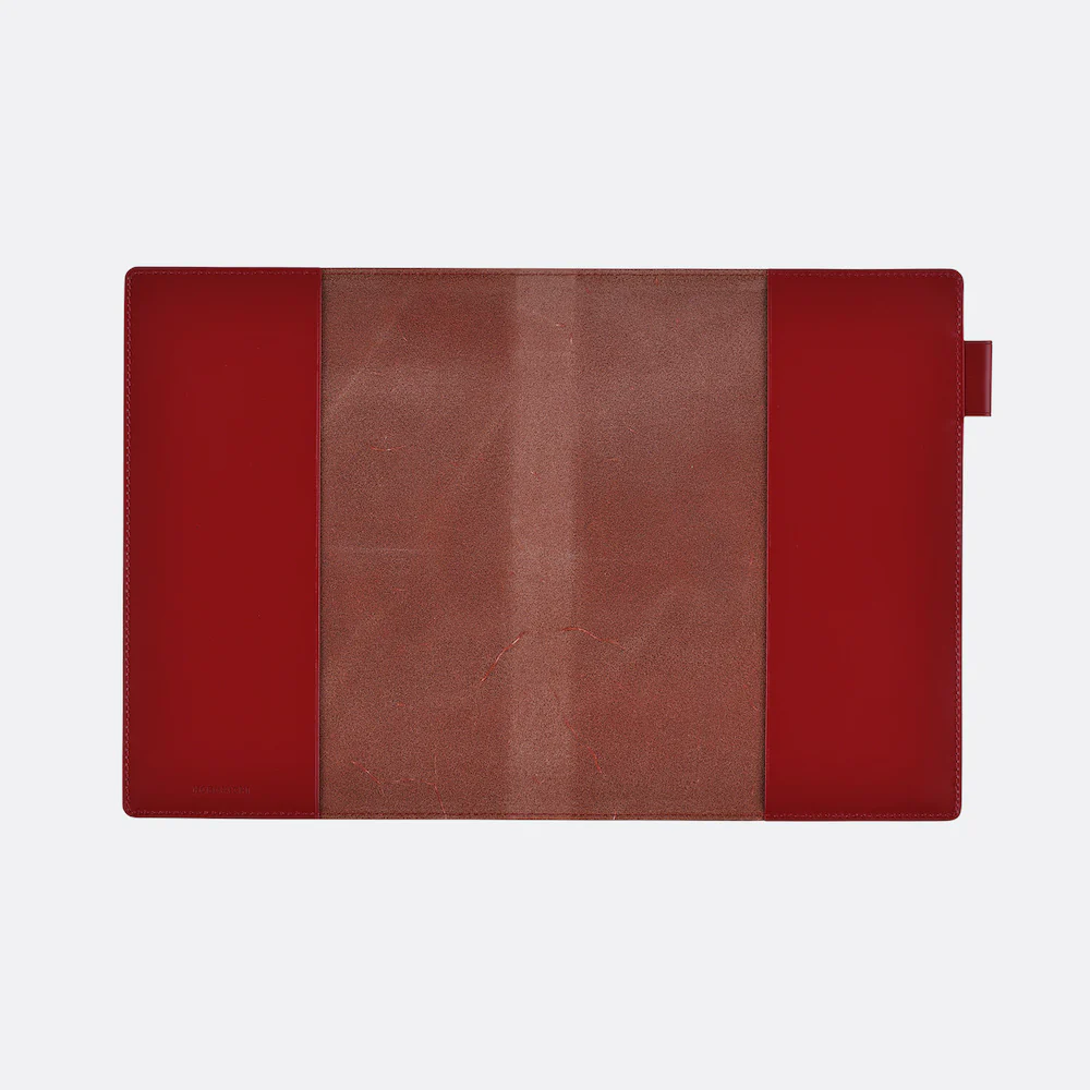 Hobonichi Techo 2025 - 5-Year Techo - A5 Cover Only - Leather Cover: Red - Image 3