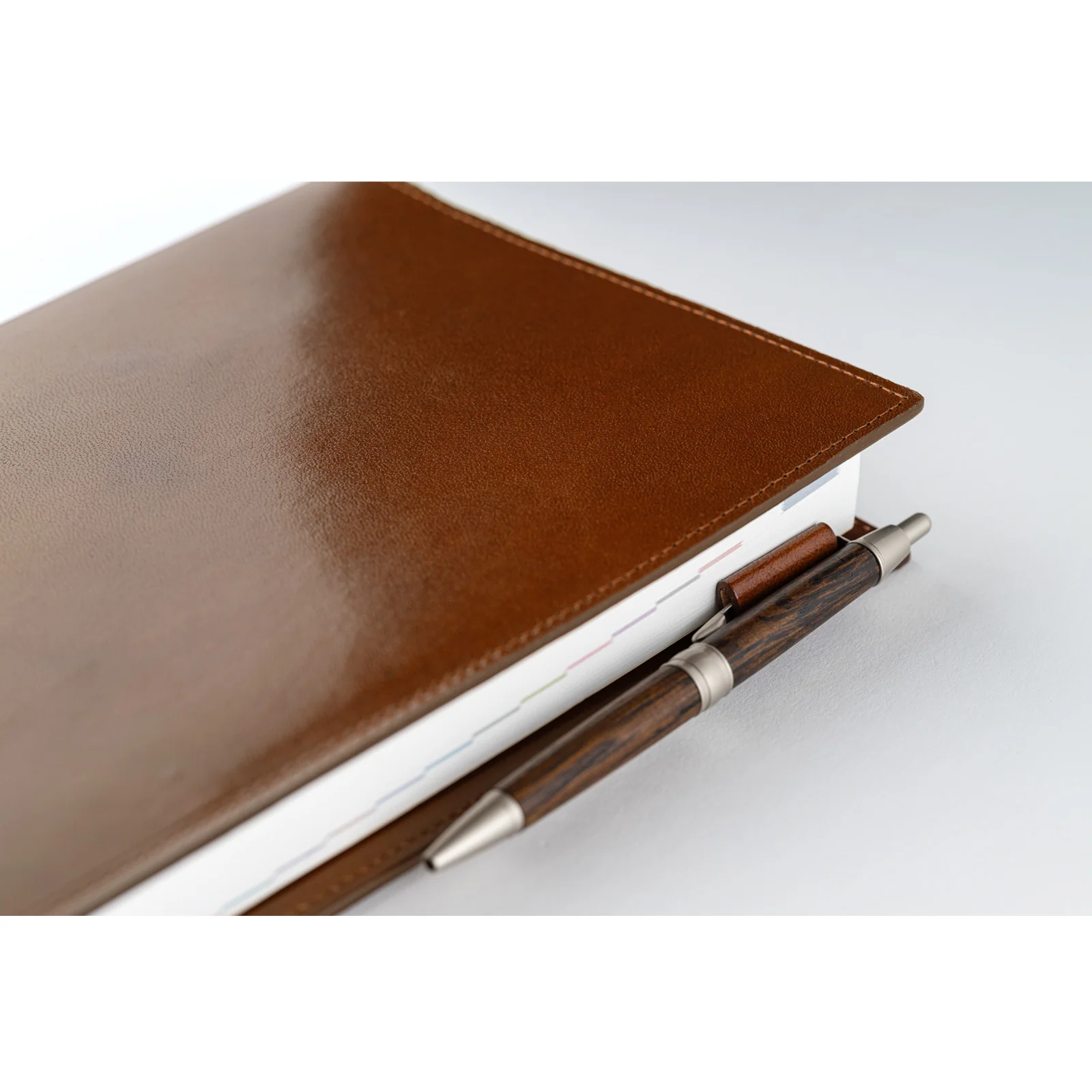 Hobonichi Techo 2025 - A5 Cover Only -  Leather: Taut (Brown) - Image 8