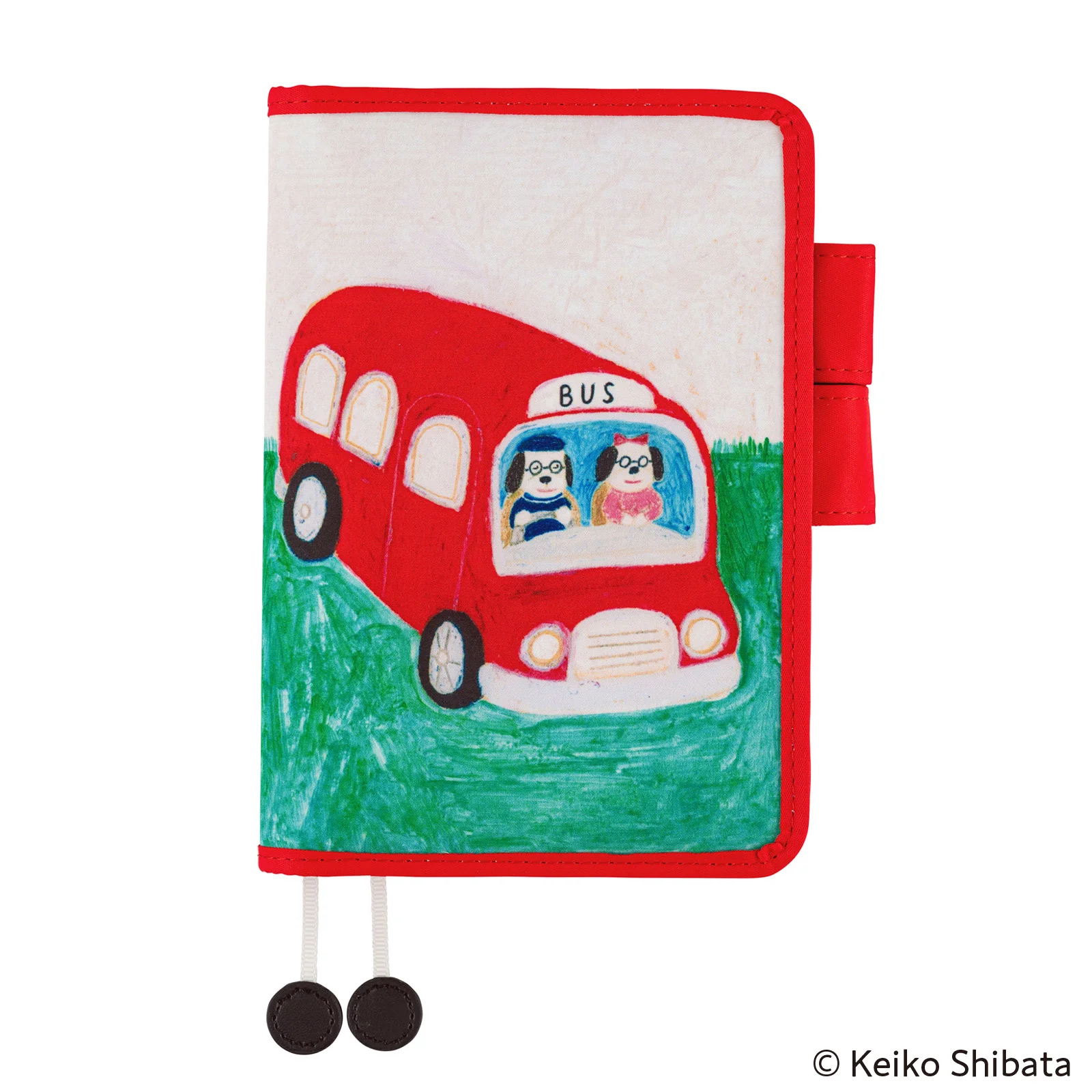 Hobonichi Techo 2025 - A6 Cover Only - Keiko Shibata: Bus management by Mr. and Mrs. Inoue