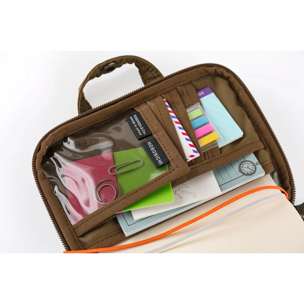 Hobonichi Techo 2025 - A6 Cover Only - POTR: Stroll (Light Brown) - Image 8