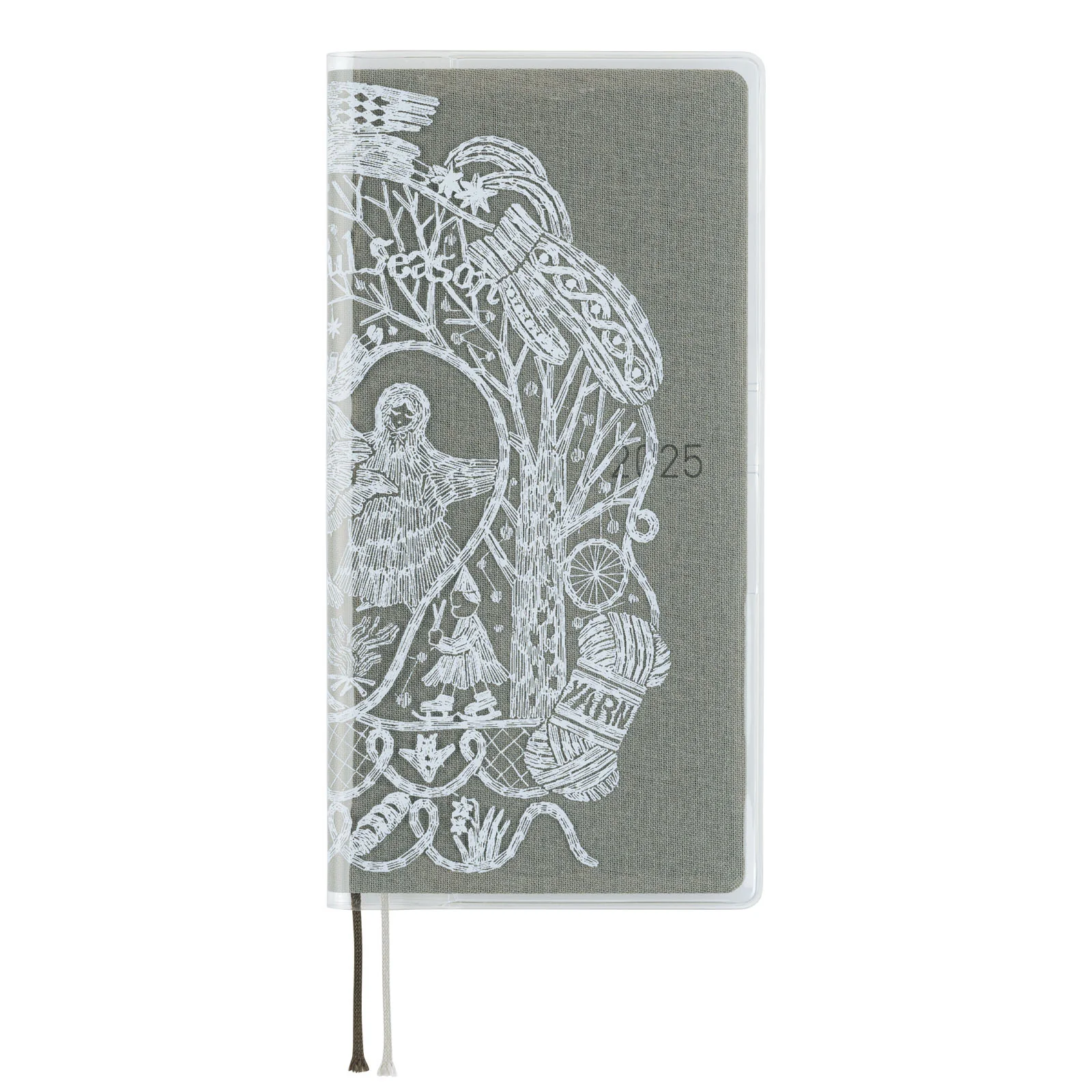 Hobonichi Techo 2025 – Clear Cover on Cover for Weeks/Wallet Size - iyo okumi: Beautiful Season - Image 4