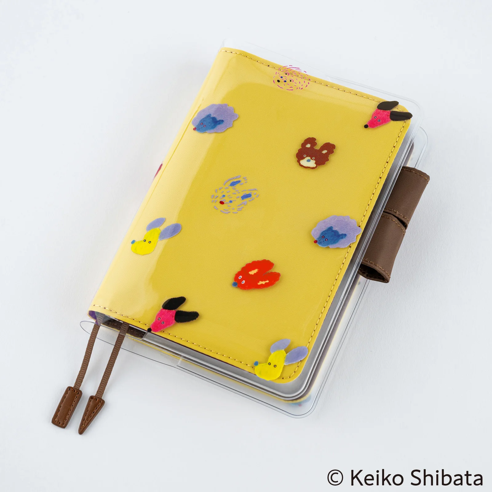 Hobonichi Techo 2025 - Cover on Cover for A6 Size (Dog Ears Fluttering in the Wind) - Keiko Shibata - Image 4