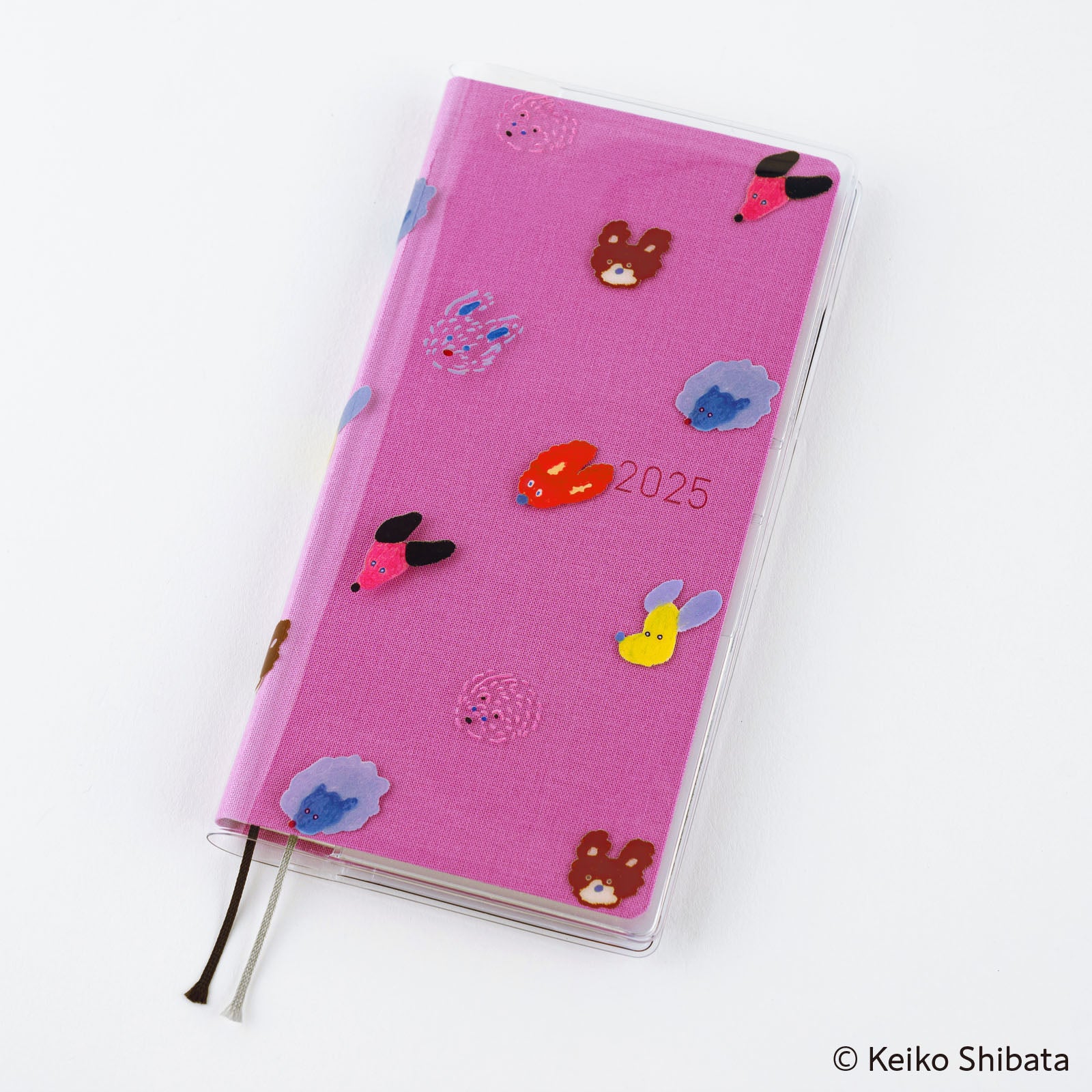 Hobonichi Techo 2025 - Cover on Cover for Weeks Size (Dog Ears Fluttering in the Wind) - Keiko Shibata - Image 4