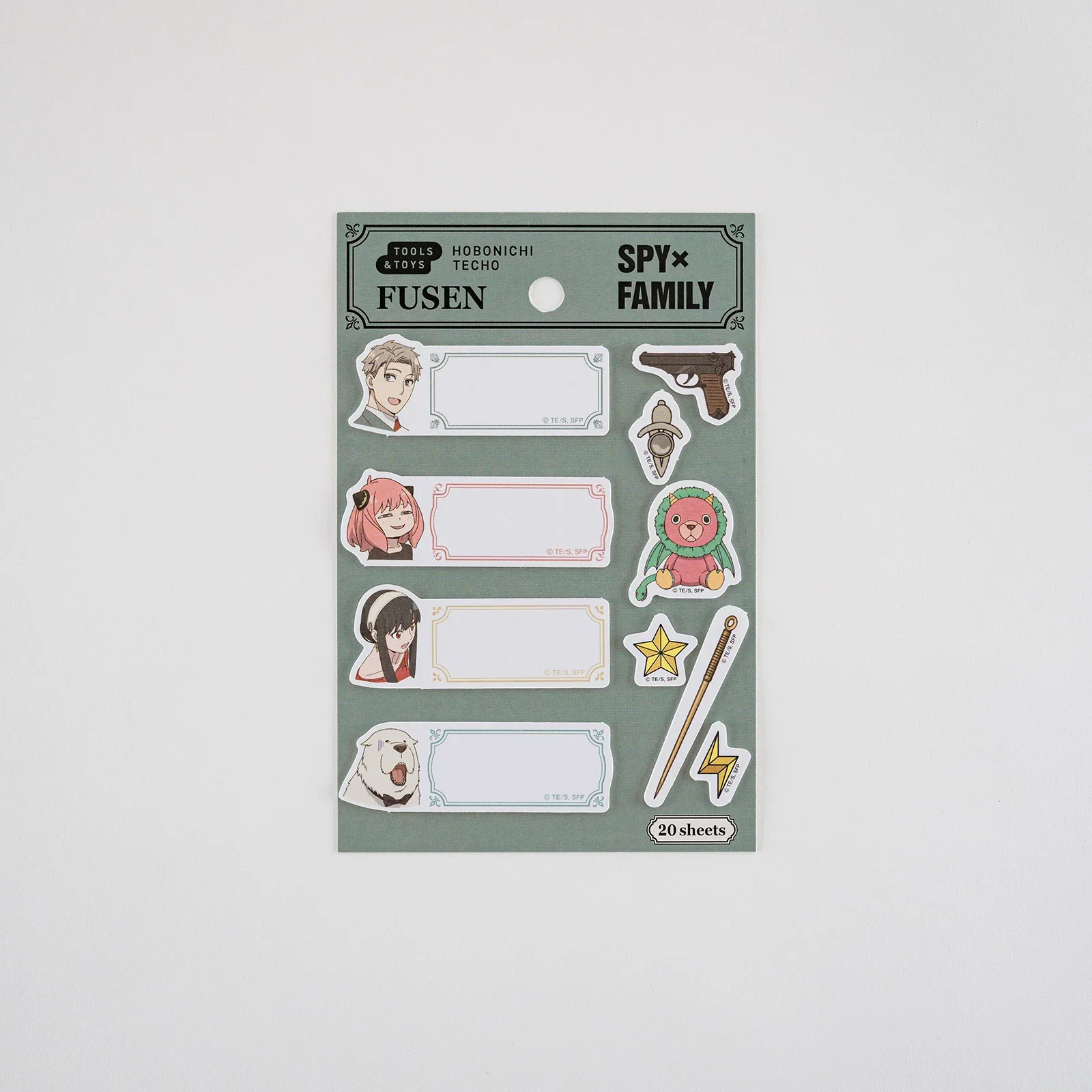 Hobonichi Techo 2025 - Sticky Notes Set - Spy X Family