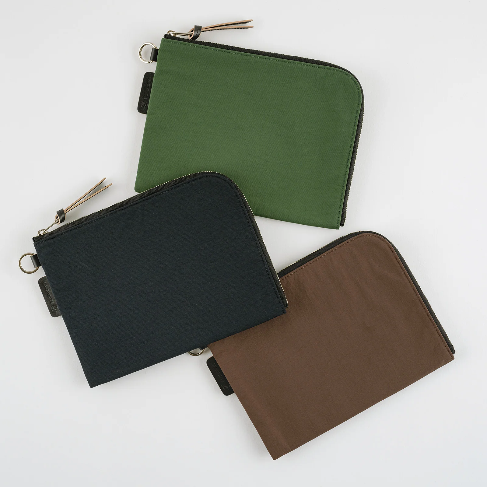Hobonichi Techo 2025 - Tragen Flat Pouch - Green (A5 Counsin/A6 Original) - Image 6