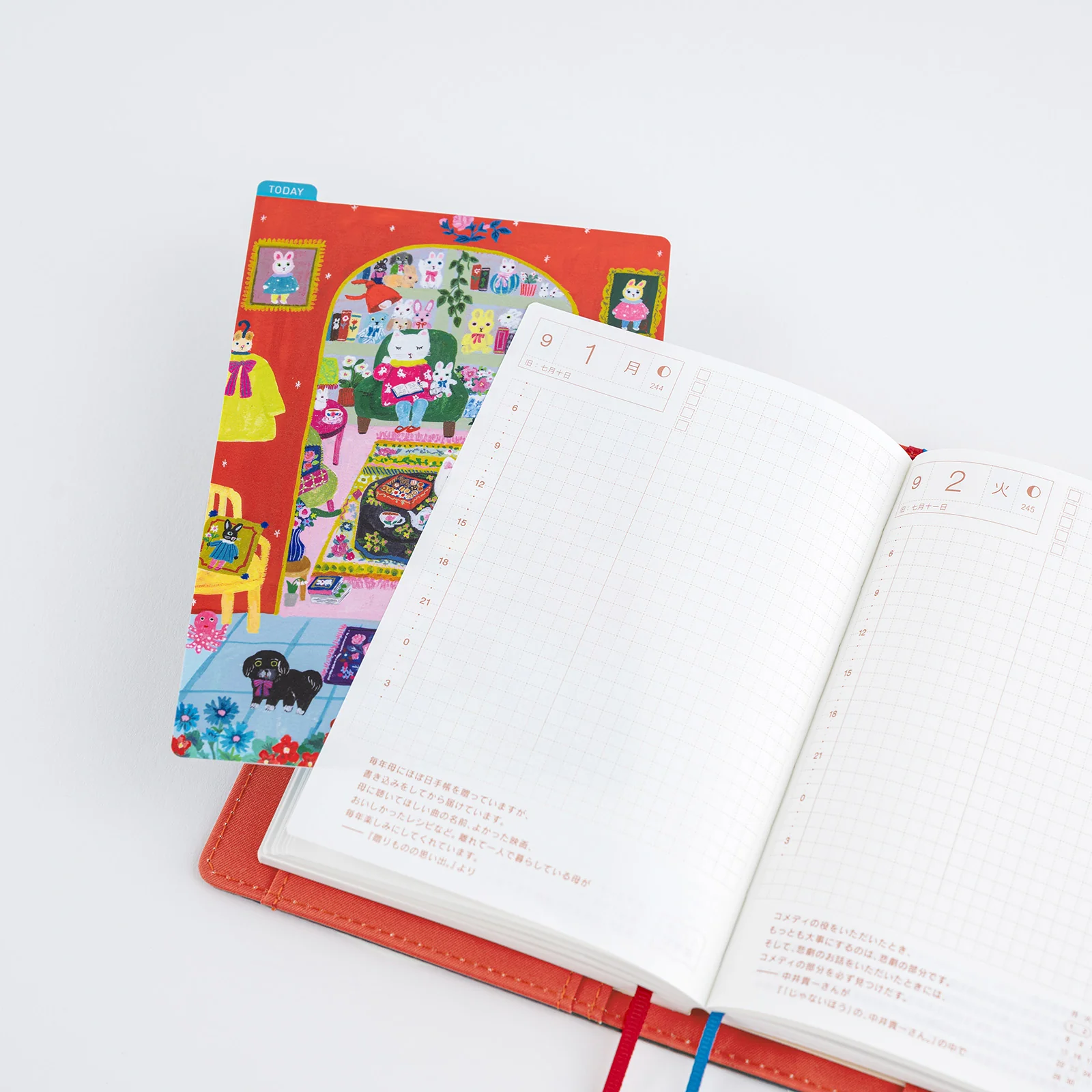 Hobonichi Techo - Pencil Board (In the Room / In the Garden / Animal Condo) - Yumi Kitagishi - Image 4