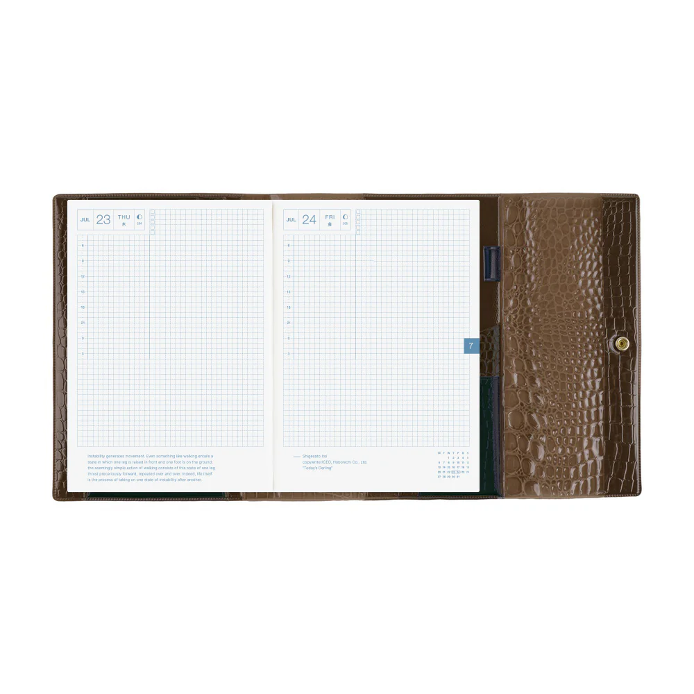 Hobonichi Techo 2026 - A5 Cover Only - beautiful people: Nothing to Hide (Black) - Image 11