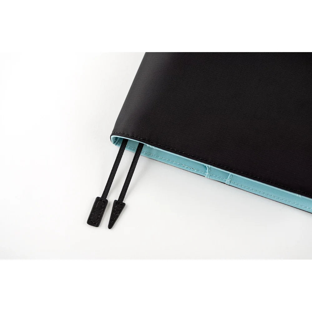 Hobonichi Techo 2026 - A5 Cover Only - Colors: Colors: Black x Clear Blue - Image 6
