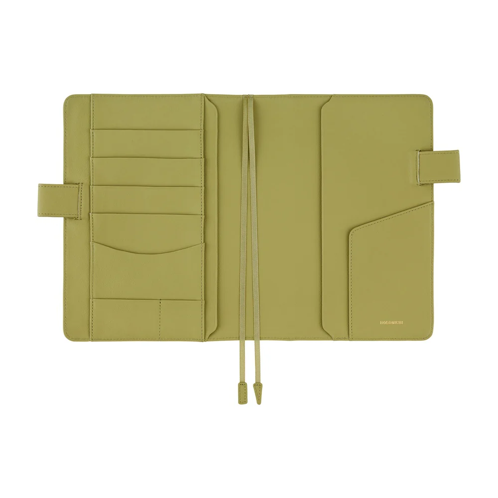 Hobonichi Techo 2026 - A5 Cover Only - Leather: Sage Green - Image 4