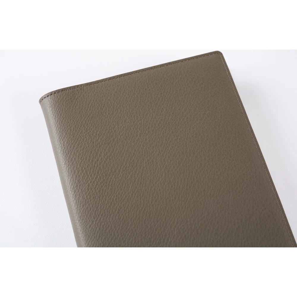 Hobonichi Techo 2026 - A5 Cover Only -  Leather: Taut (Gray & Light Blue) - Image 5