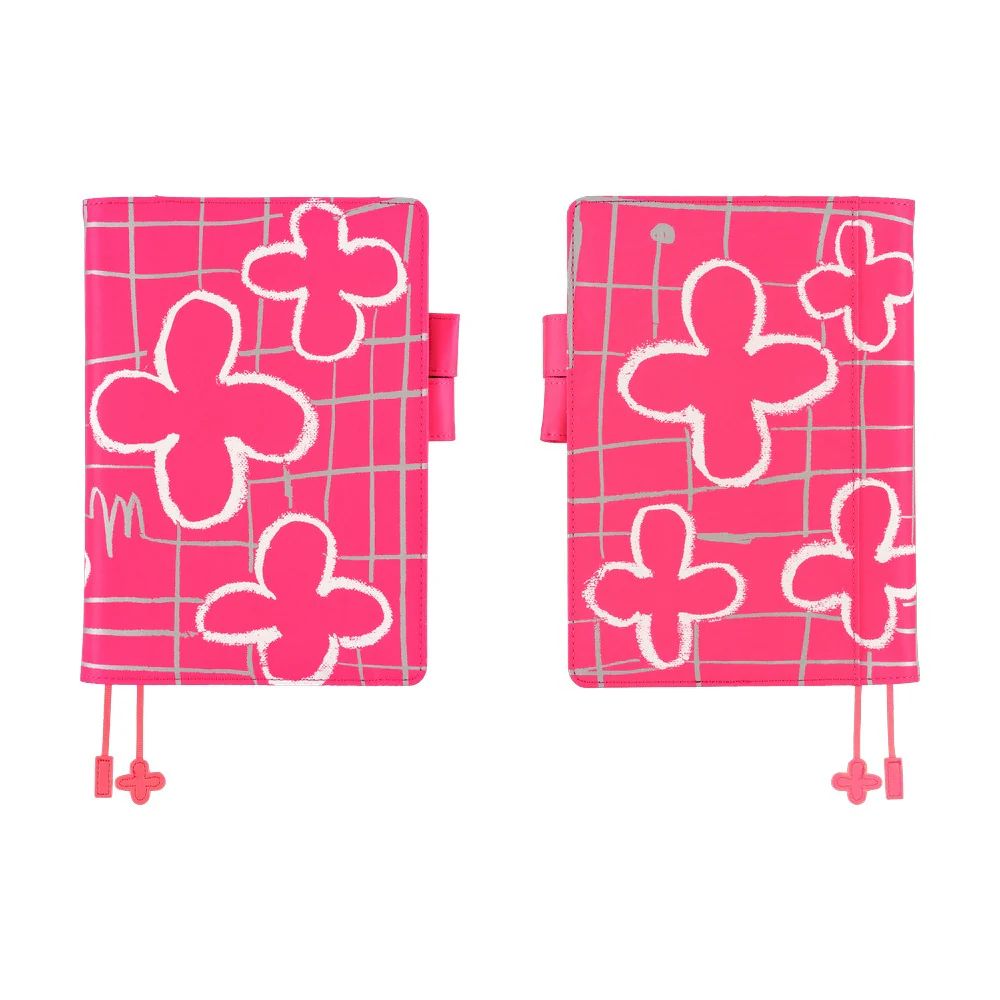 Hobonichi Techo 2026 - A5 Cover Only - Makoto Matsubayashi: Pink Flowers - Image 10