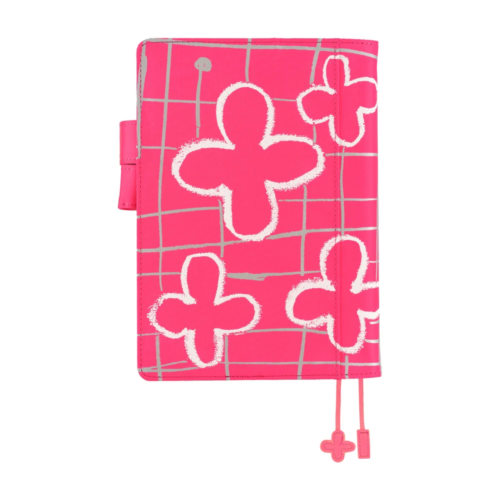 Hobonichi Techo 2026 - A5 Cover Only - Makoto Matsubayashi: Pink Flowers - Image 2