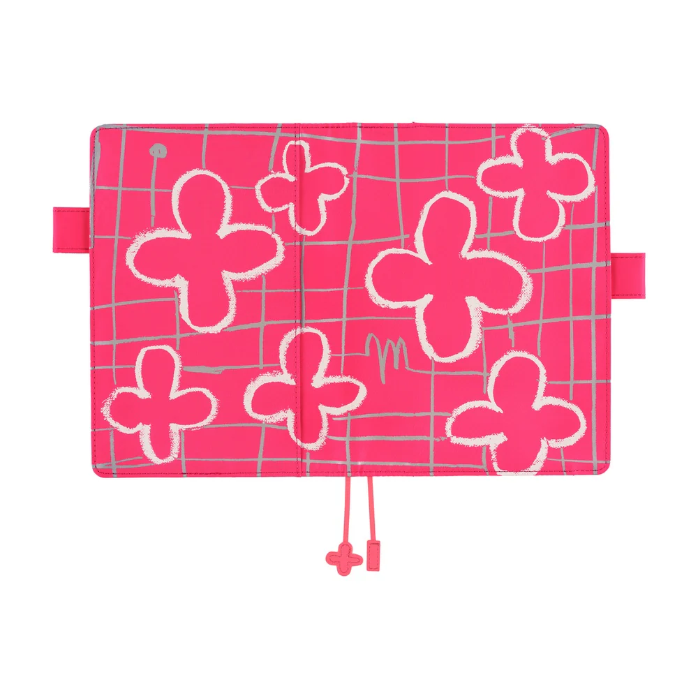Hobonichi Techo 2026 - A5 Cover Only - Makoto Matsubayashi: Pink Flowers - Image 3