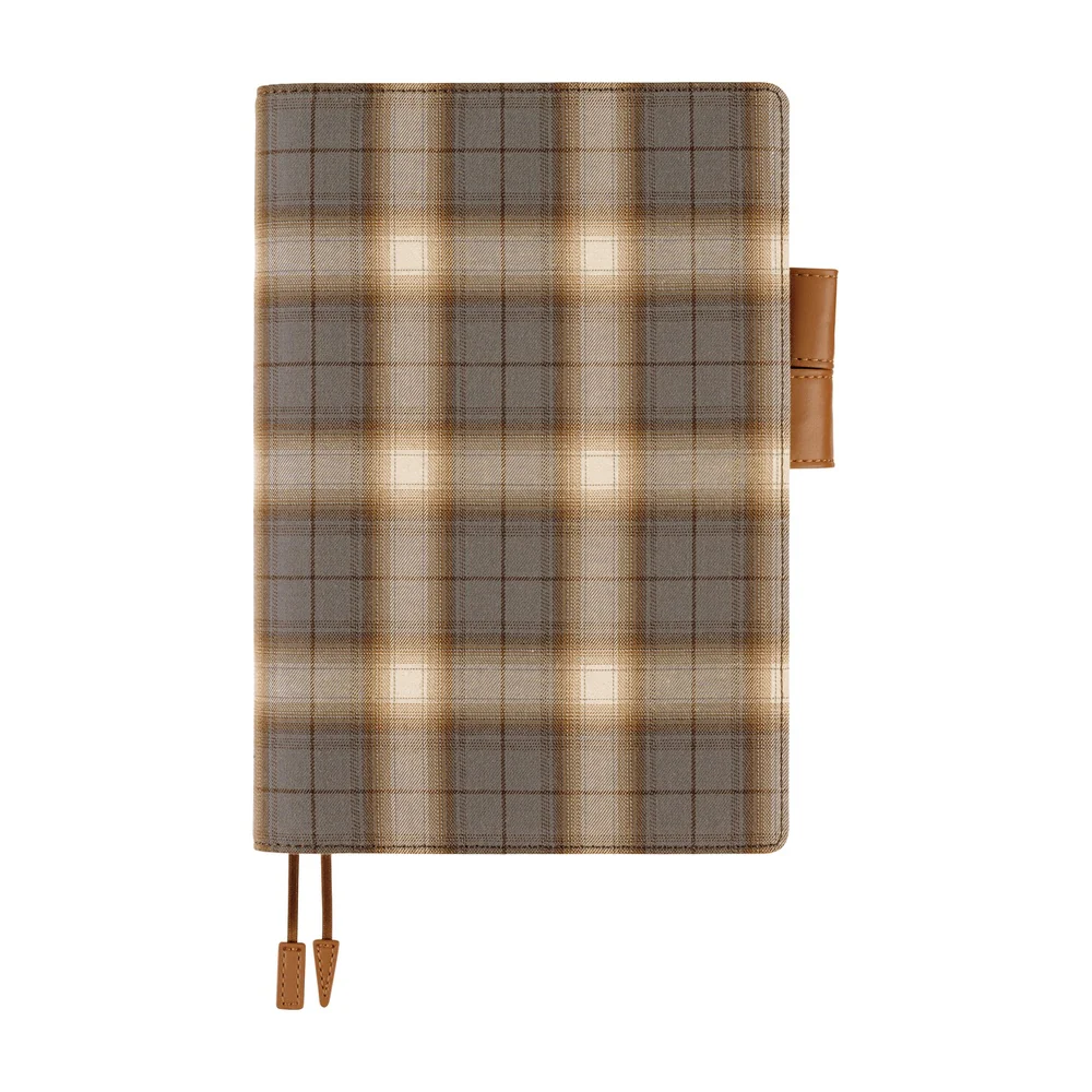 Hobonichi Techo 2026 - A5 Cover Only - Shirt Fabric: Foggy Plaid