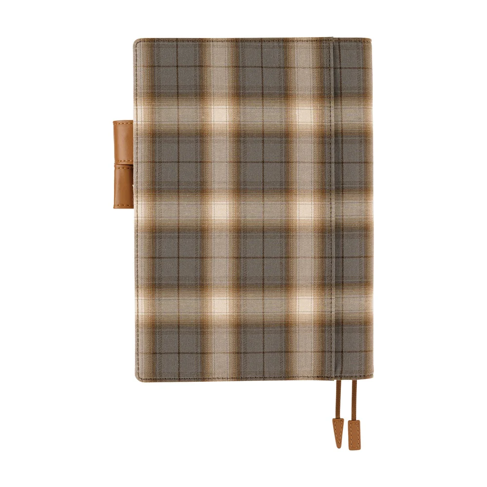 Hobonichi Techo 2026 - A5 Cover Only - Shirt Fabric: Foggy Plaid - Image 2