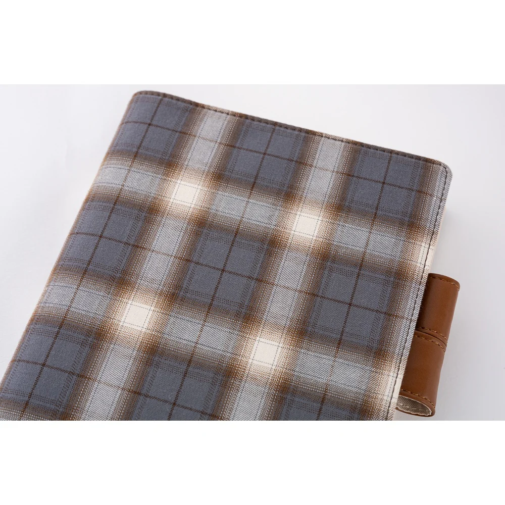Hobonichi Techo 2026 - A5 Cover Only - Shirt Fabric: Foggy Plaid - Image 5