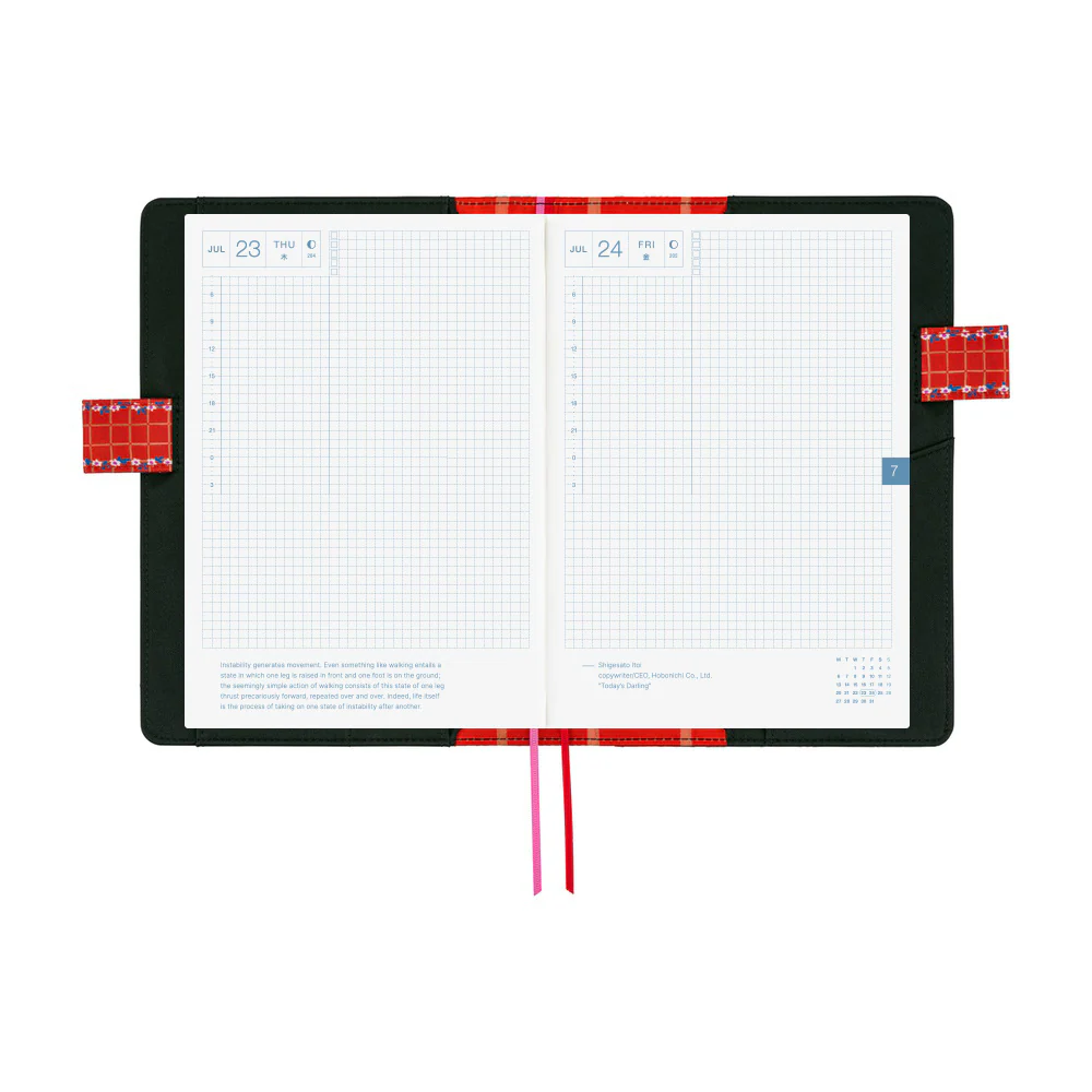 Hobonichi Techo 2026 - A5 Cover Only - Yumi Kitagishi: White Cat’s Daily Life - Image 9